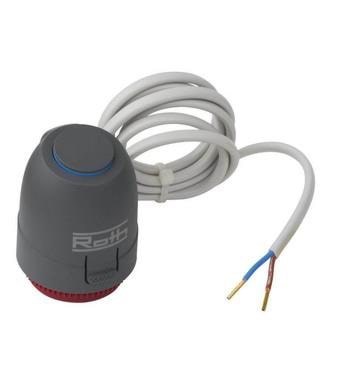 Roth Touchline termomotor 230V NC 1 watt Gulvvarme 17466275433