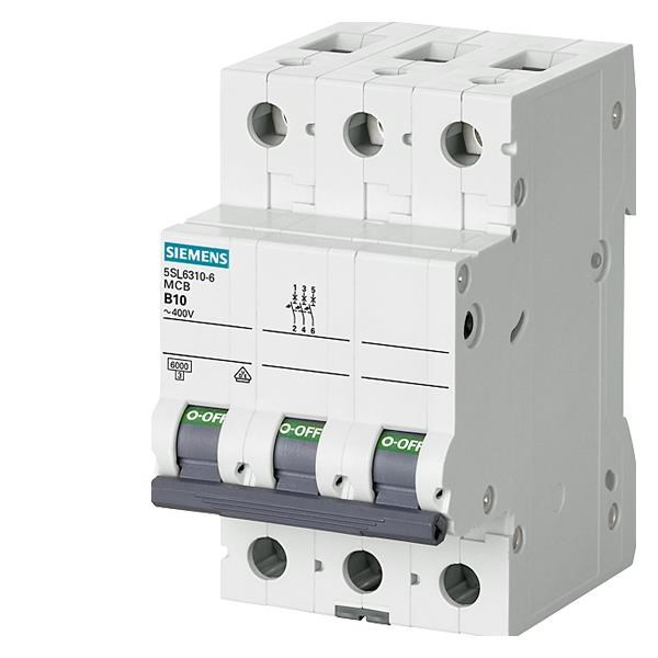Siemens Automatsikring 6ka 3p c 32a 5sl6332-7 Komponent Til Tavle Og Kasse