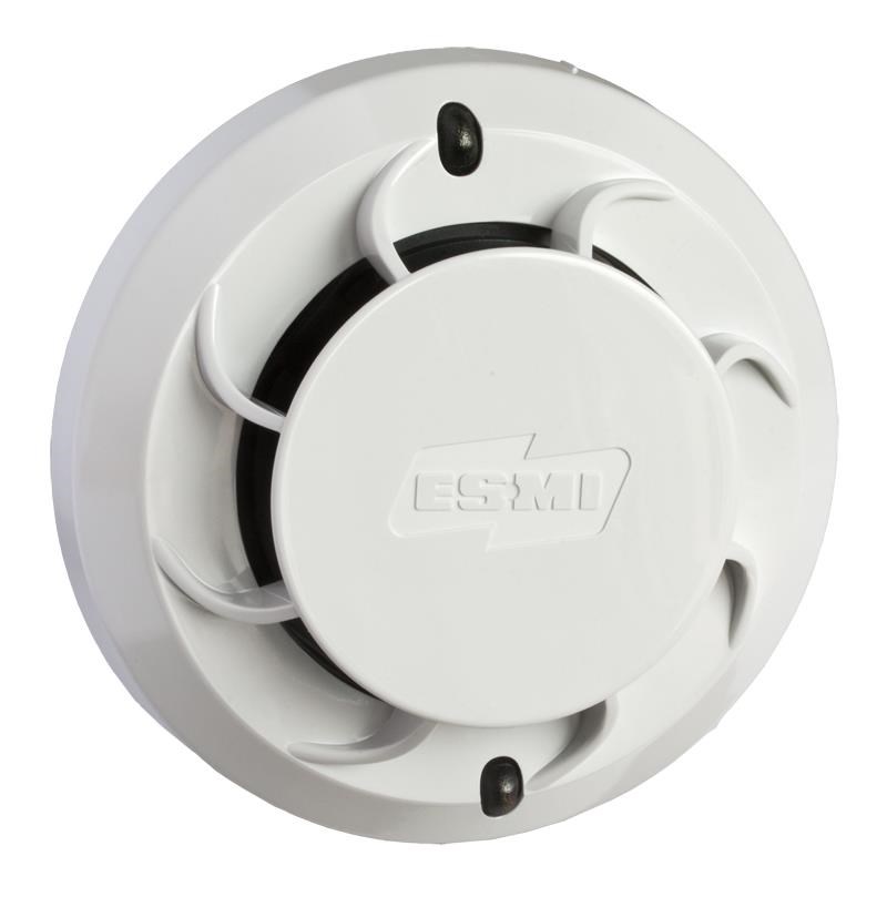 ESMI Multidetektor (optisk/termo) (ap200) adresserbar u/isolator. programmerbar. sokkeltype b501/b524. anvendes med slcx sløjfekort