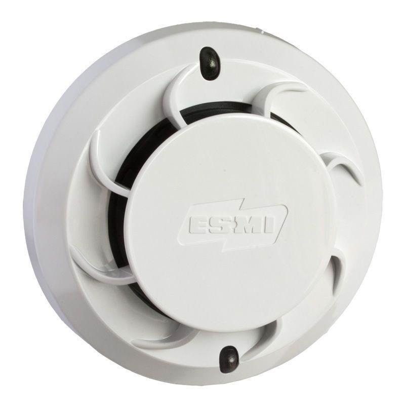 ESMI Optisk røgdetektor (ap200) adresserbar u/isolator. analoge måleværdier. sokkeltype b501/b524. anvendes med slcx sløjfekort