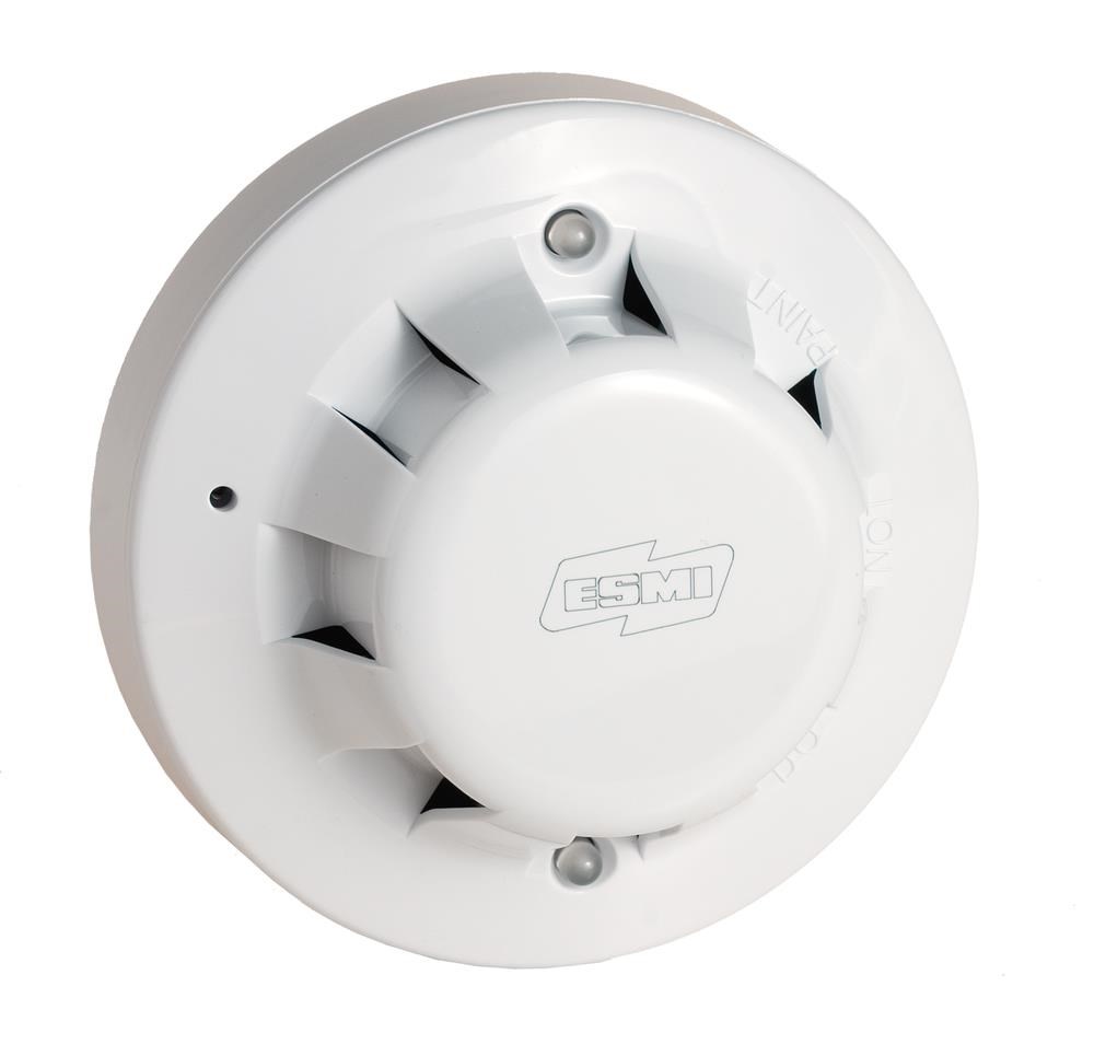 ESMI Optisk røgdetektor (edi-20) programmerbar, intellia u/isolator. sokkeltype ebi-10/ebi-11/ebi-20. adresseres via sokkel Sikkerhed FFS06720220