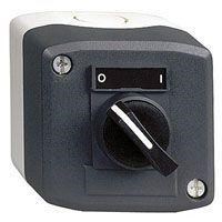 Schneider Electric Trykknapkasse komplet med 1 drejegreb 1no 2 positioner