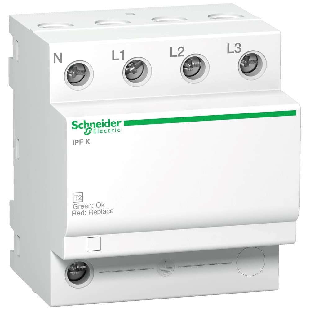 Schneider Electric Transientbeskyttelse ipf 20ka 340v 3pn tt - tn-s system klasse 2 Jording A9L15693