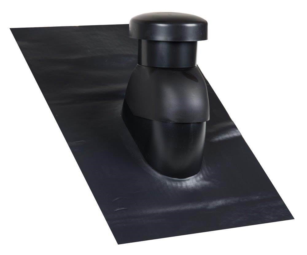 Easy Flex Roofing Sabetoflex ventilationshætte 5-45° ø125 sort pib Tagrende UN111250545
