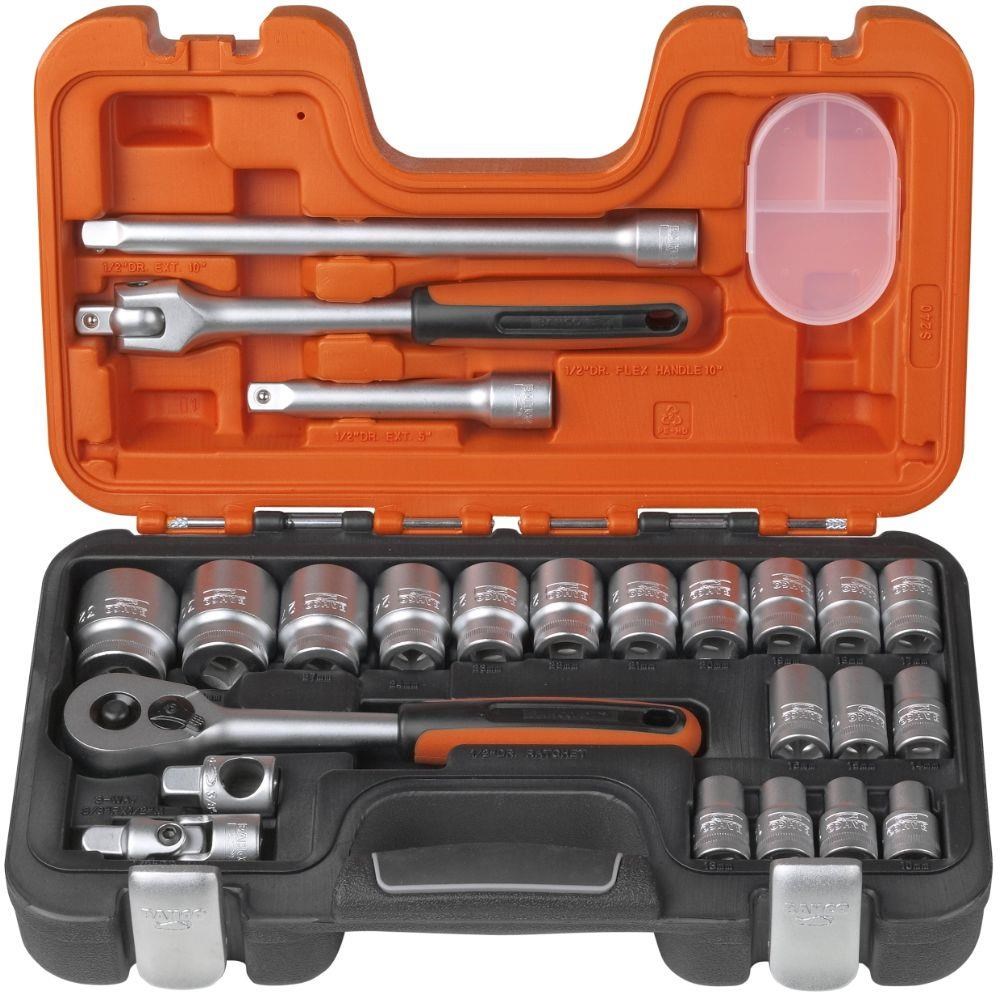 BAHCO topnøglesæt 1/2 24 dele 10-32mm Værktøj S240