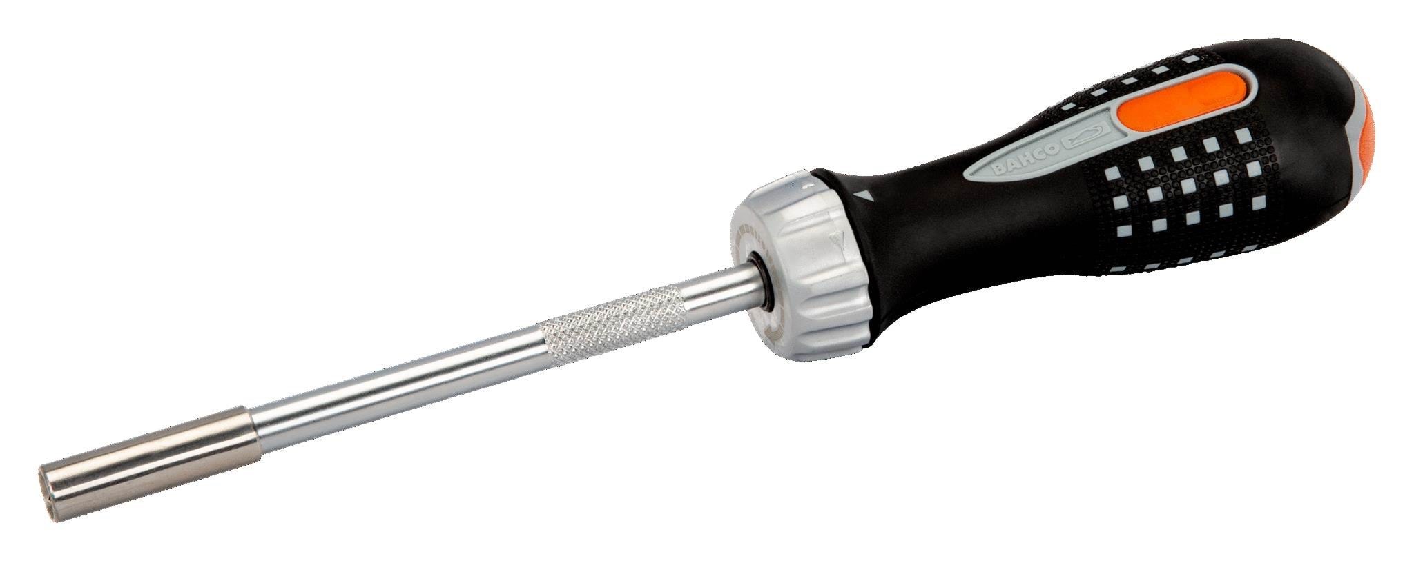 BAHCO Skraldeskruetrækker inkl bits ph1, ph2, pz1, pz2, sl4,5 og sl5,5 Værktøj 808050