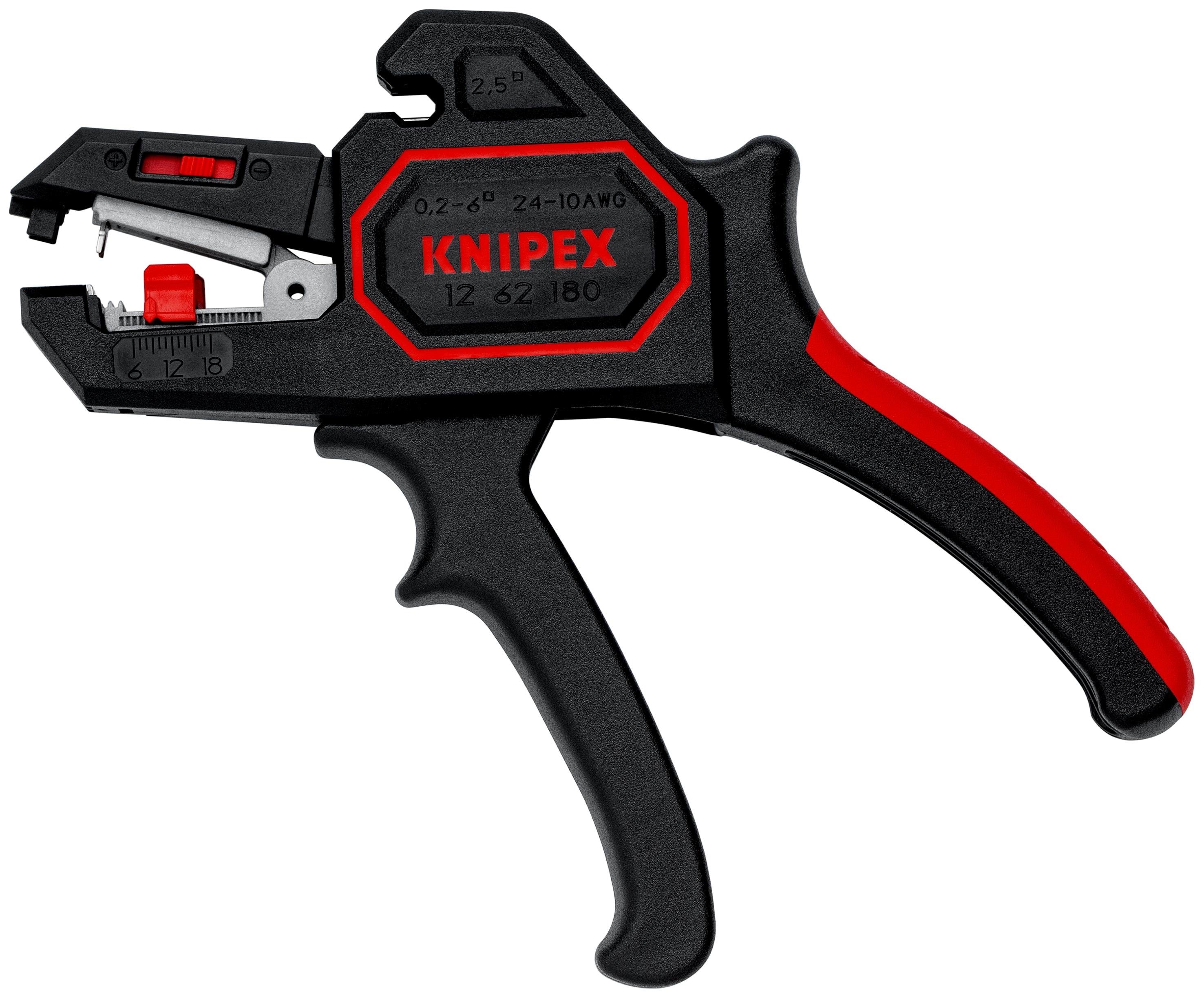 KNIPEX Automatisk afisoleringstang 180 mm Værktøj Til El Arbejde 12 62 180