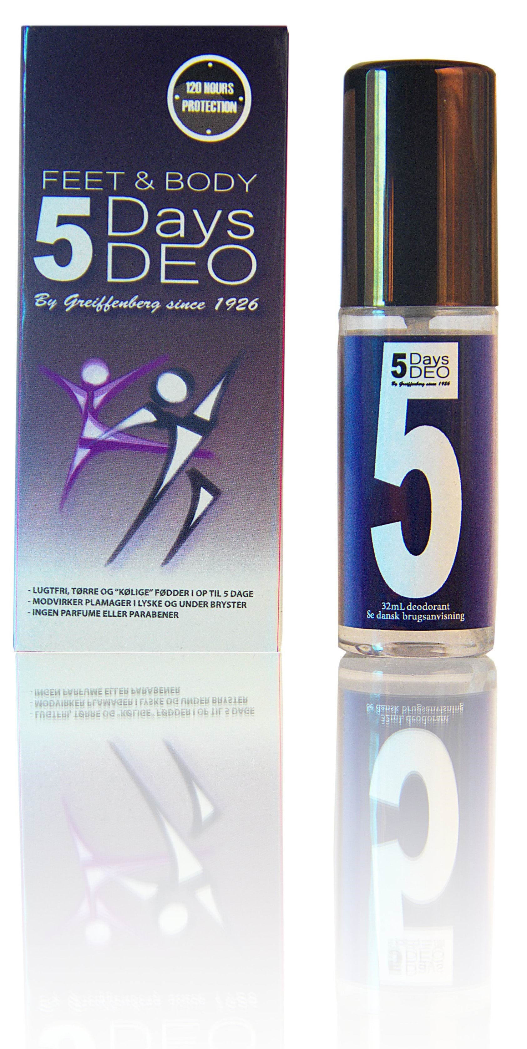 5days deo - Feet and body - 32 ml Parfume 5705446555538