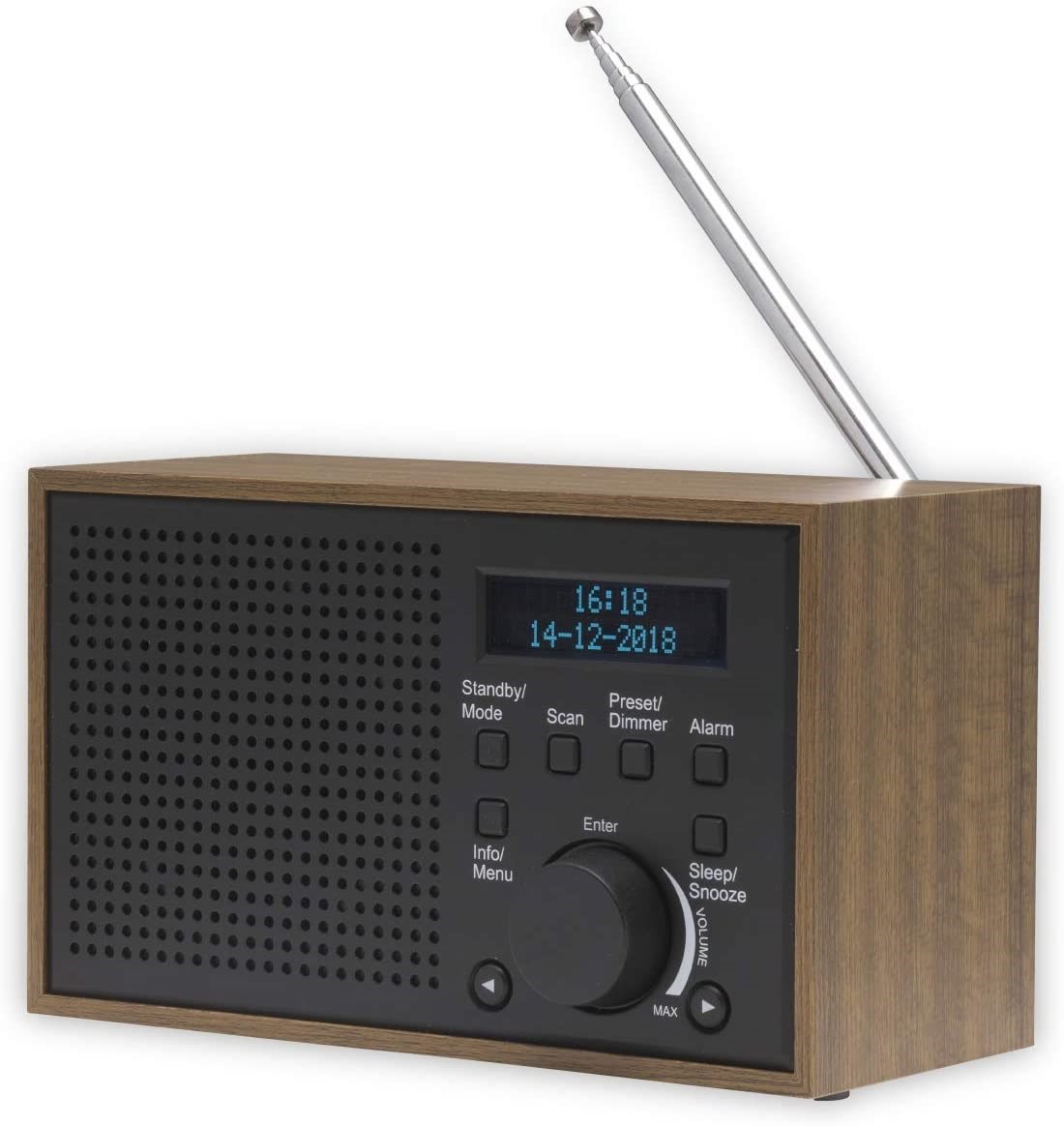 DENVER DAB-46 - DAB/DAB+/FM Radio DAB-46DARK GREY