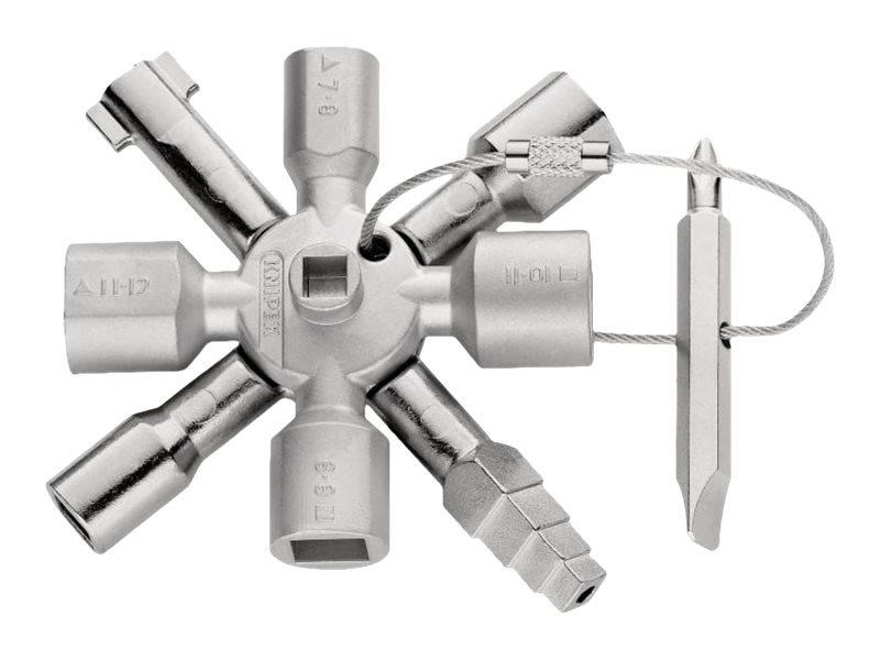 KNIPEX twinkey til almindelige skabe og spærresystemer 92 mm Værktøj Til Vvs-arbejde 00 11 01