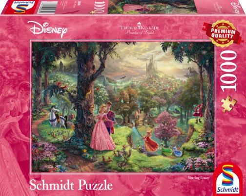 Schmidt Puzzle - Thomas Kinkade: Disney Sleeping Beauty (1000) Puslespil 59474