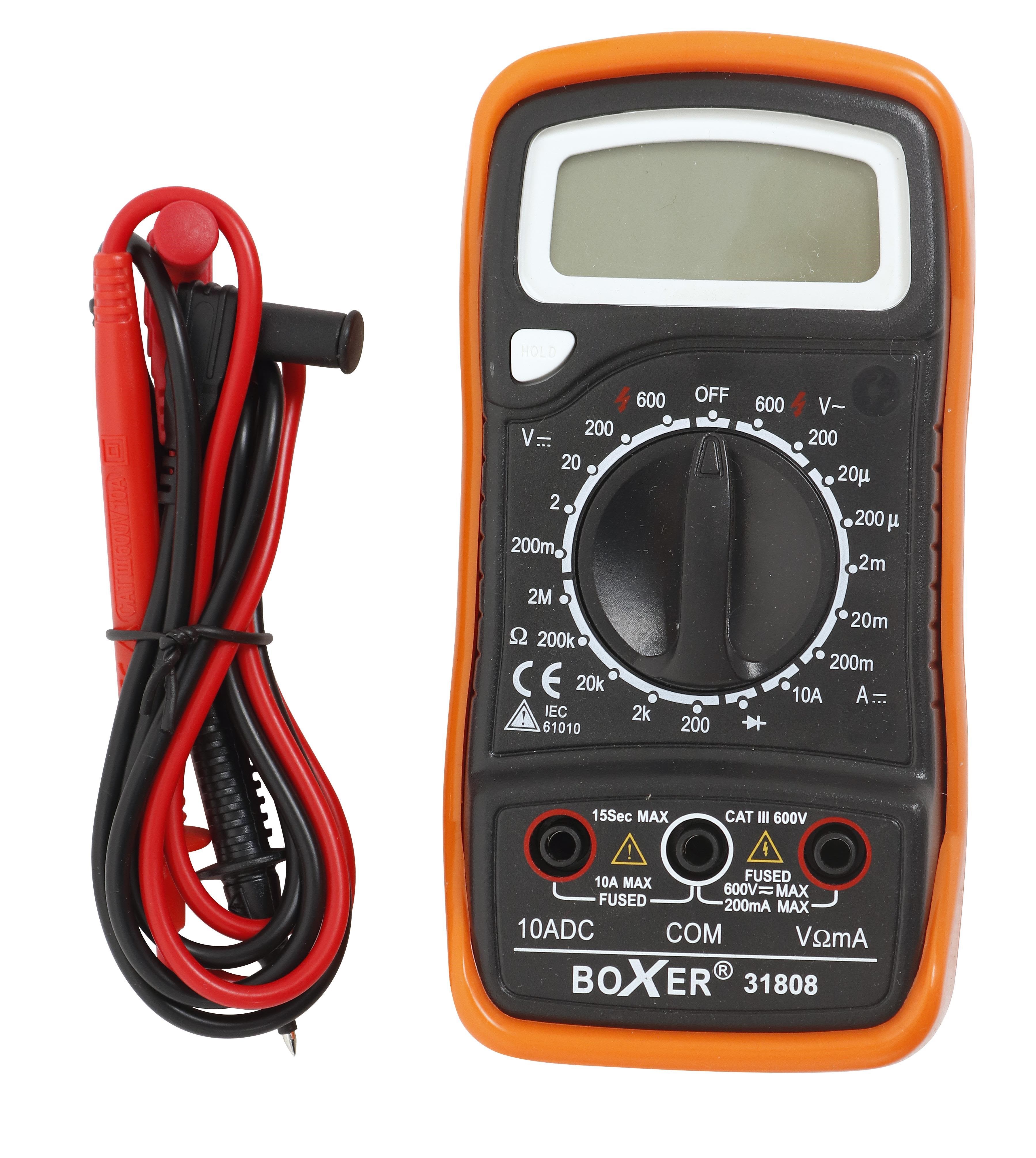 Boxer Multimeter digital Måleværktøj 31808
