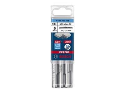 Bosch HAMMERBOR PLUS-7X 6X115MM 10 STK Bor Og Bits 2608900159