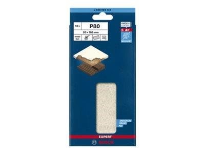 Bosch SLIBEBLAD PLAN 93X186MM NET K80 10 STK Slibemaskine 2608900743