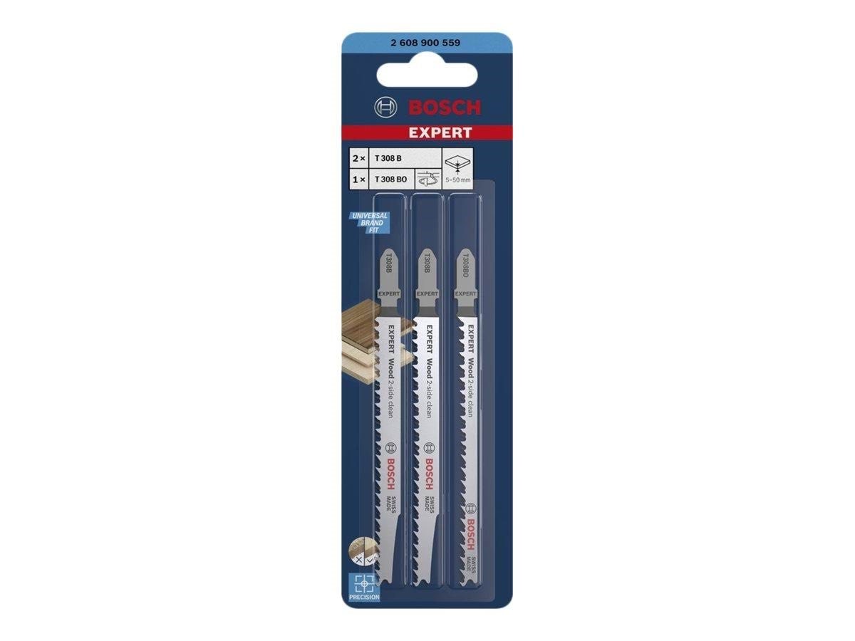 Bosch EXPERT Wood 2-side clean stiksavklingesæt Stiksav 2608900559