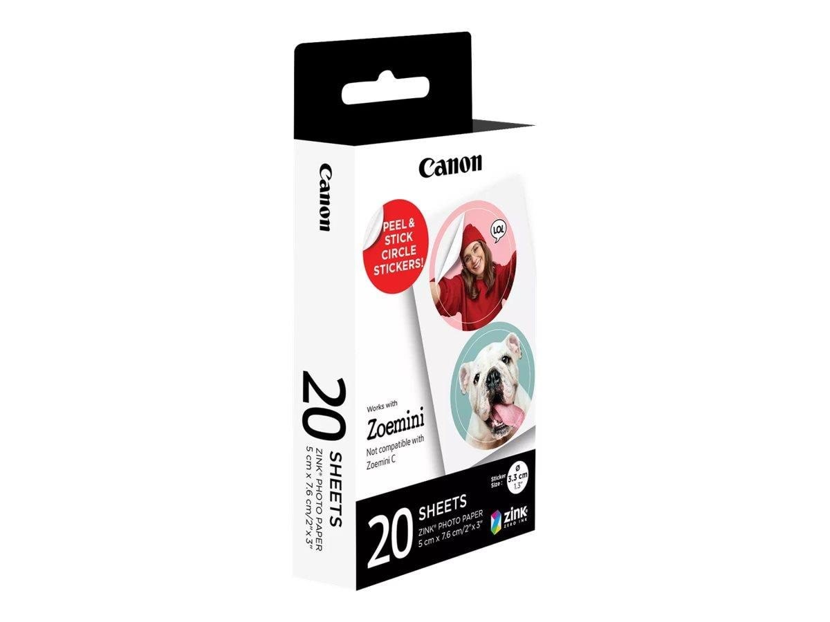 Canon Paper Circle Sticker for Zoemini 20ark Fotopapir 4967C003