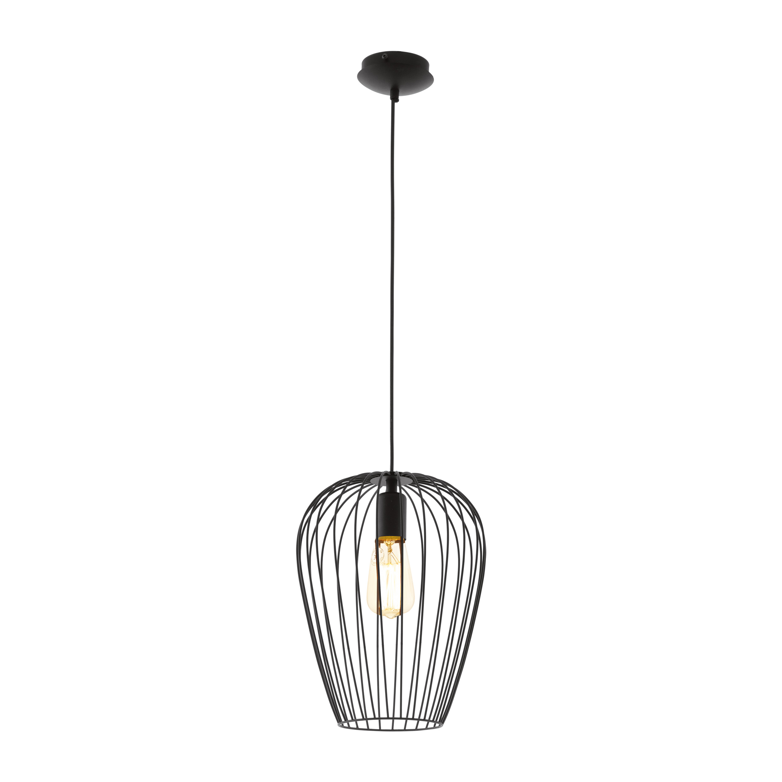 EGLO NEWTOWN pendel Ø275 mm, sort Lampe 49472