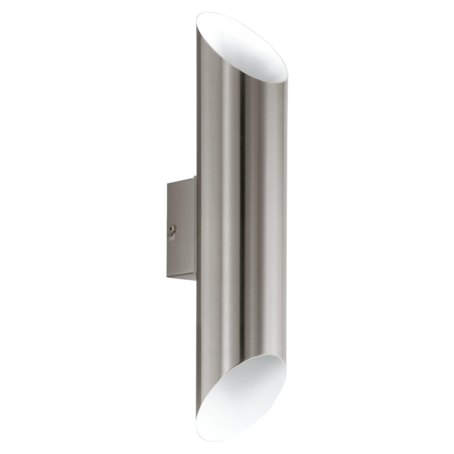 EGLO AGOLADA udendørs væglampe LED 2x3,7W, rustfrit stål/hvid Lampe 94803