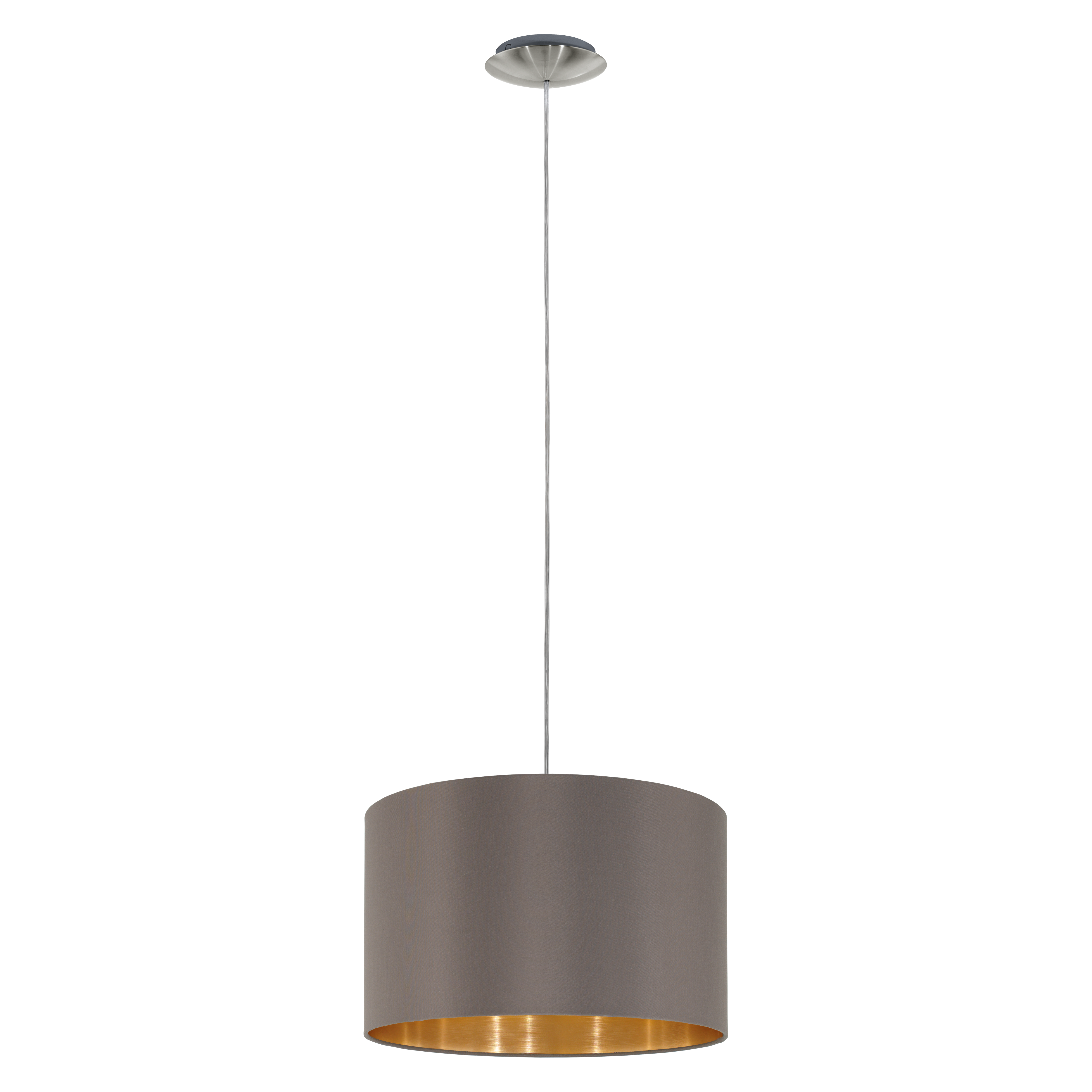 EGLO MASERLO pendel Ø380 mm, cappuccino, guld Lampe 31603