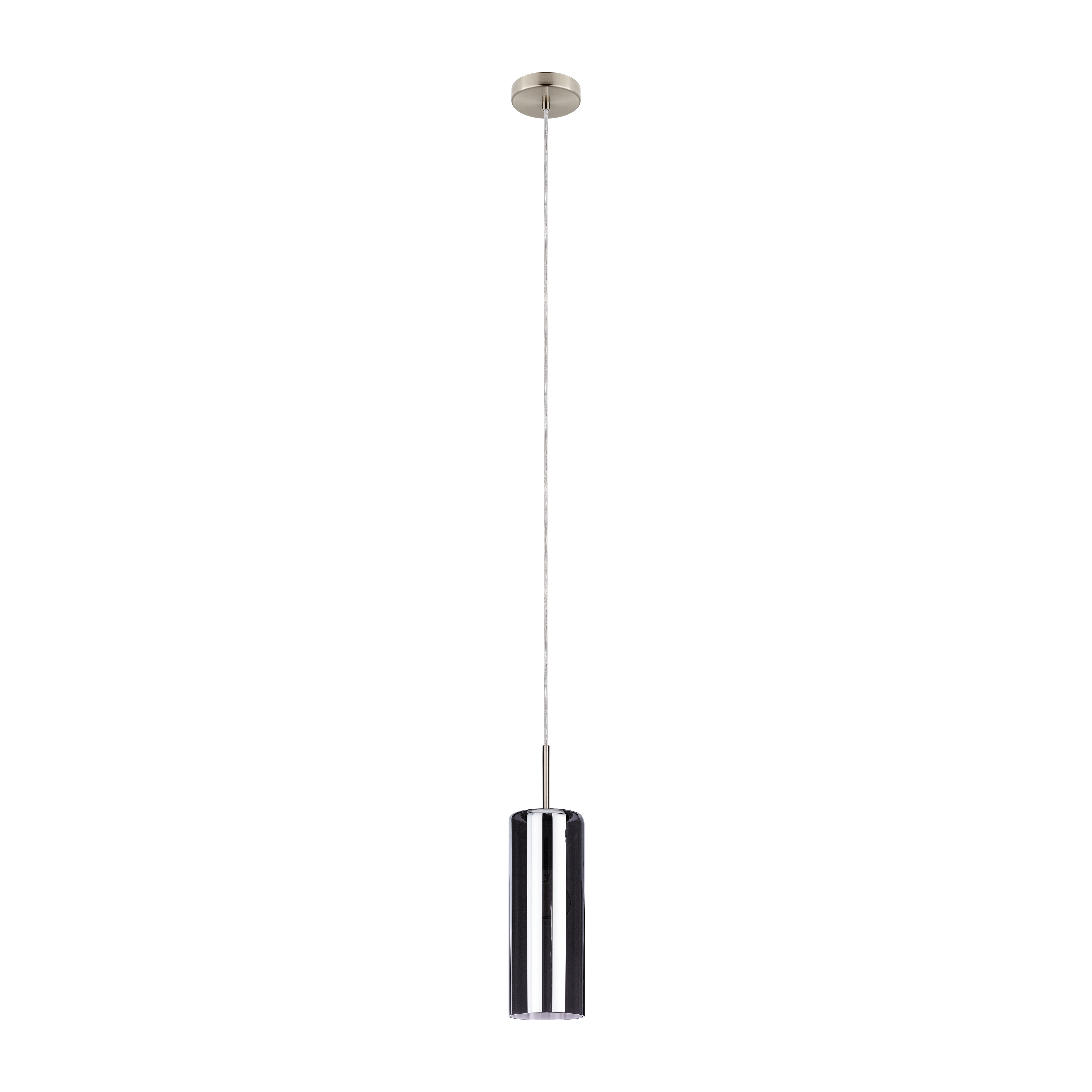 EGLO SELVINO pendel, sort/børstet stål Lampe 98694