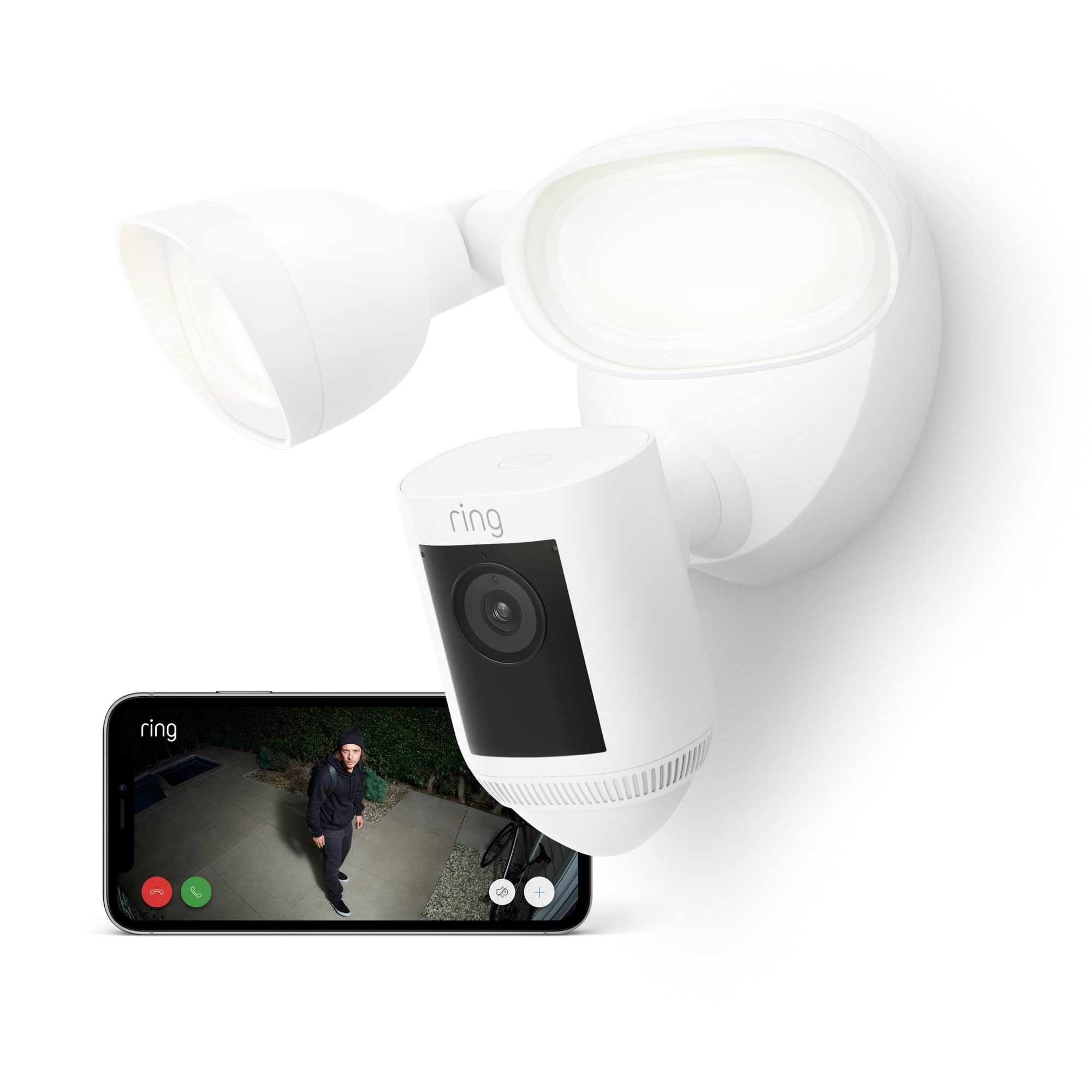 Ring Floodlight Cam Pro - White Smart Home B0CG6WS7BZ