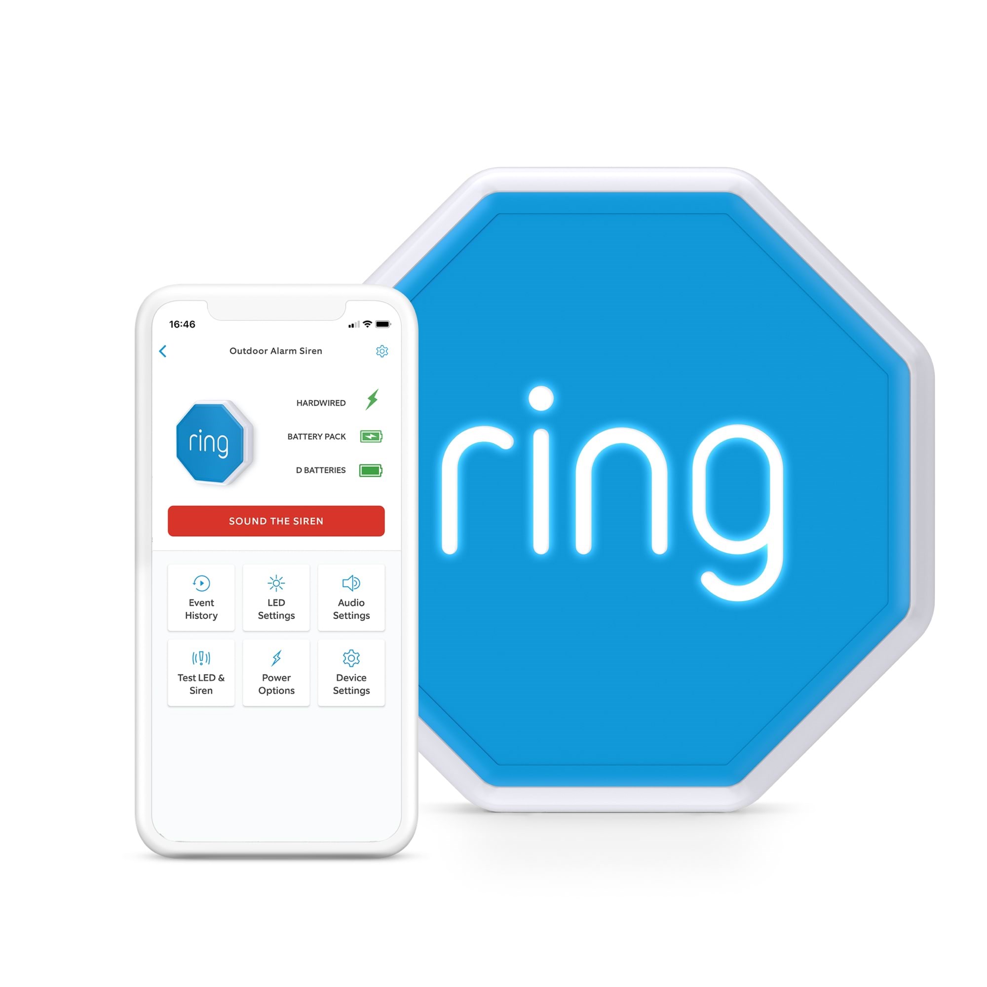 Ring Alarm Outdoor Siren Smart Home 4AS1S1-0EU0