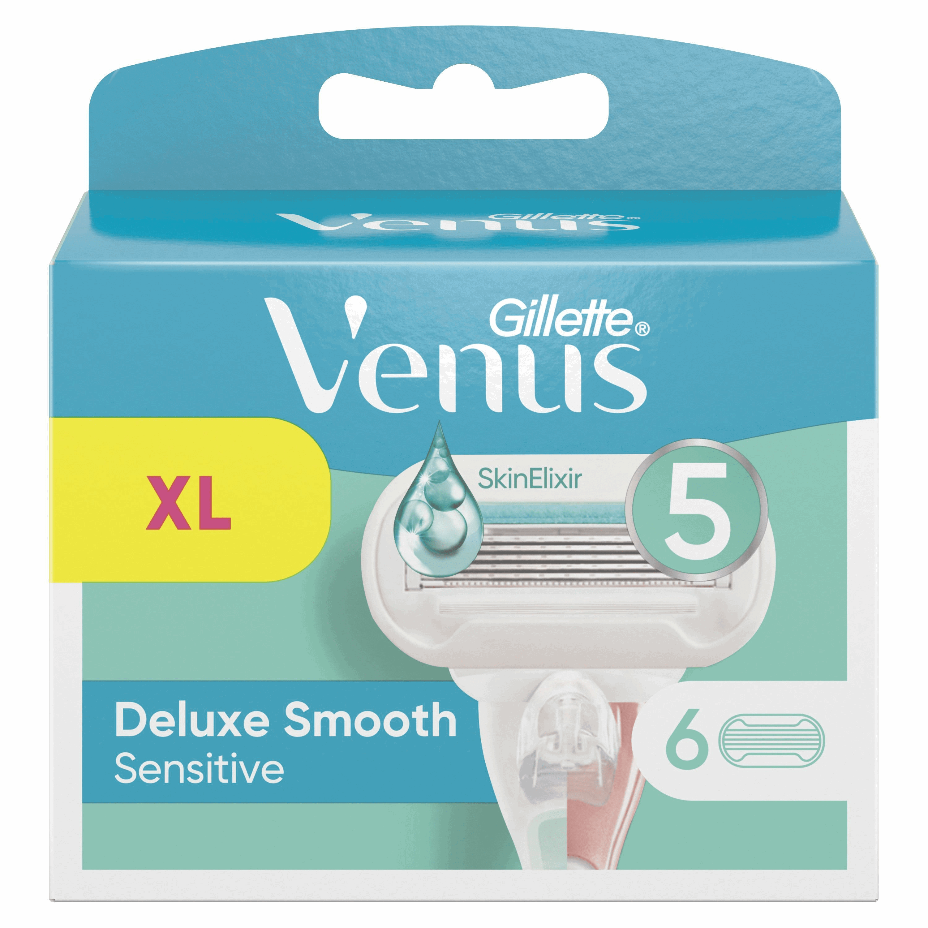 Gillette-Venus Venus Deluxe Smooth Sensitive 6 pcs Barbergrej 7702018497539