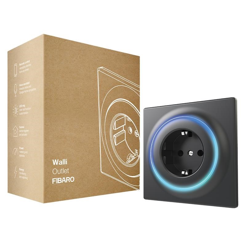 Fibaro Walli Outlet (Type F) Smart Home FGWOF-011-8