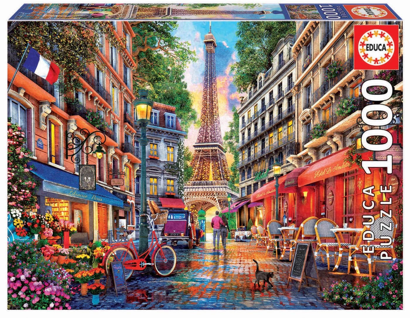 Educa 1000 Paris Dominic Davison 3D Puslespil