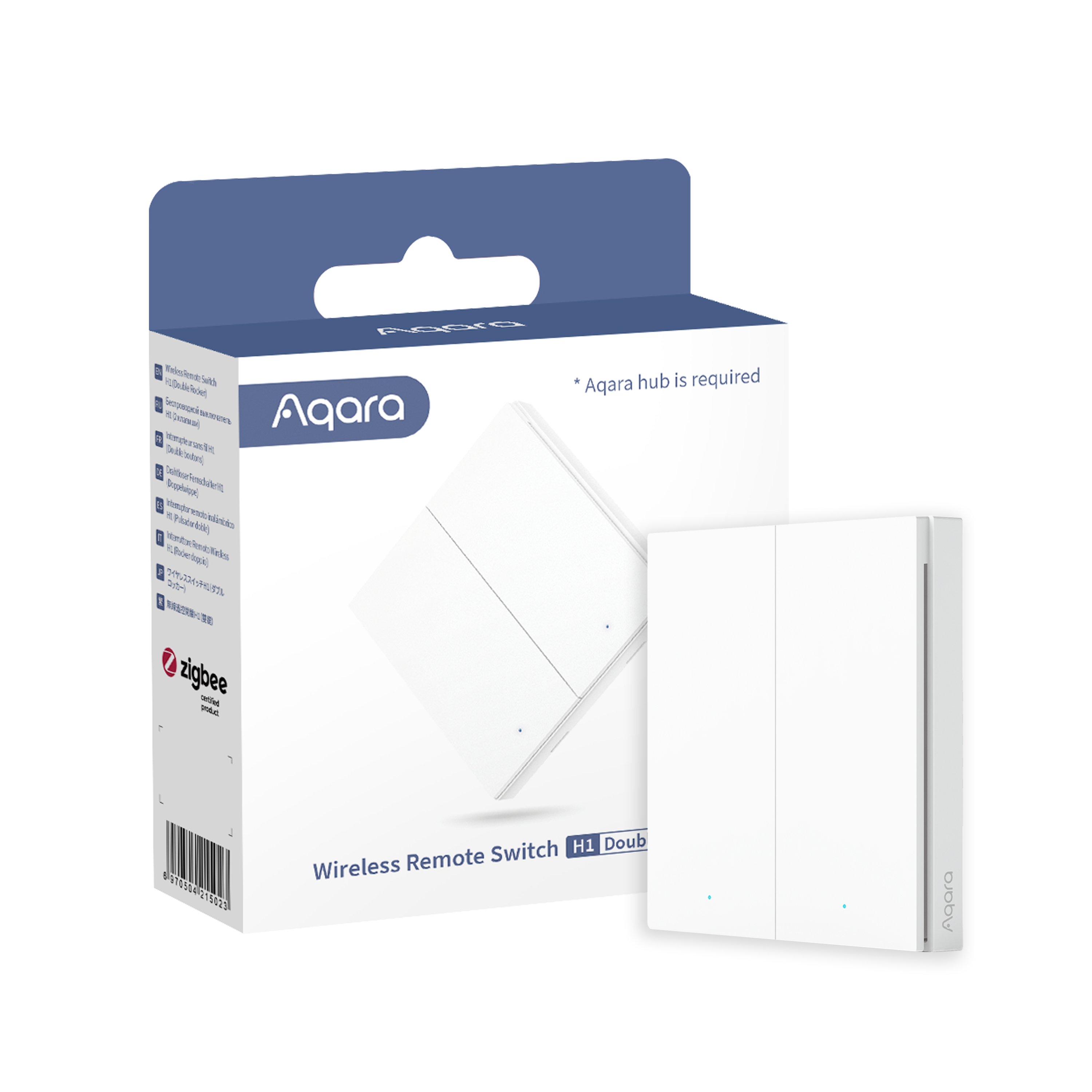 Aqara Wireless Remote Switch H1 Double Rocker Smart Home WRS-R02