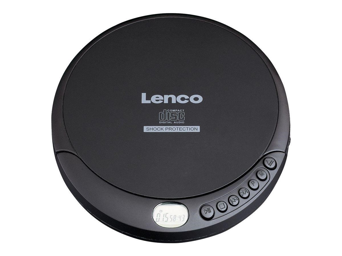 Lenco CD-200 - Portable CD-player with anti-shock - Black Cd Afspiller