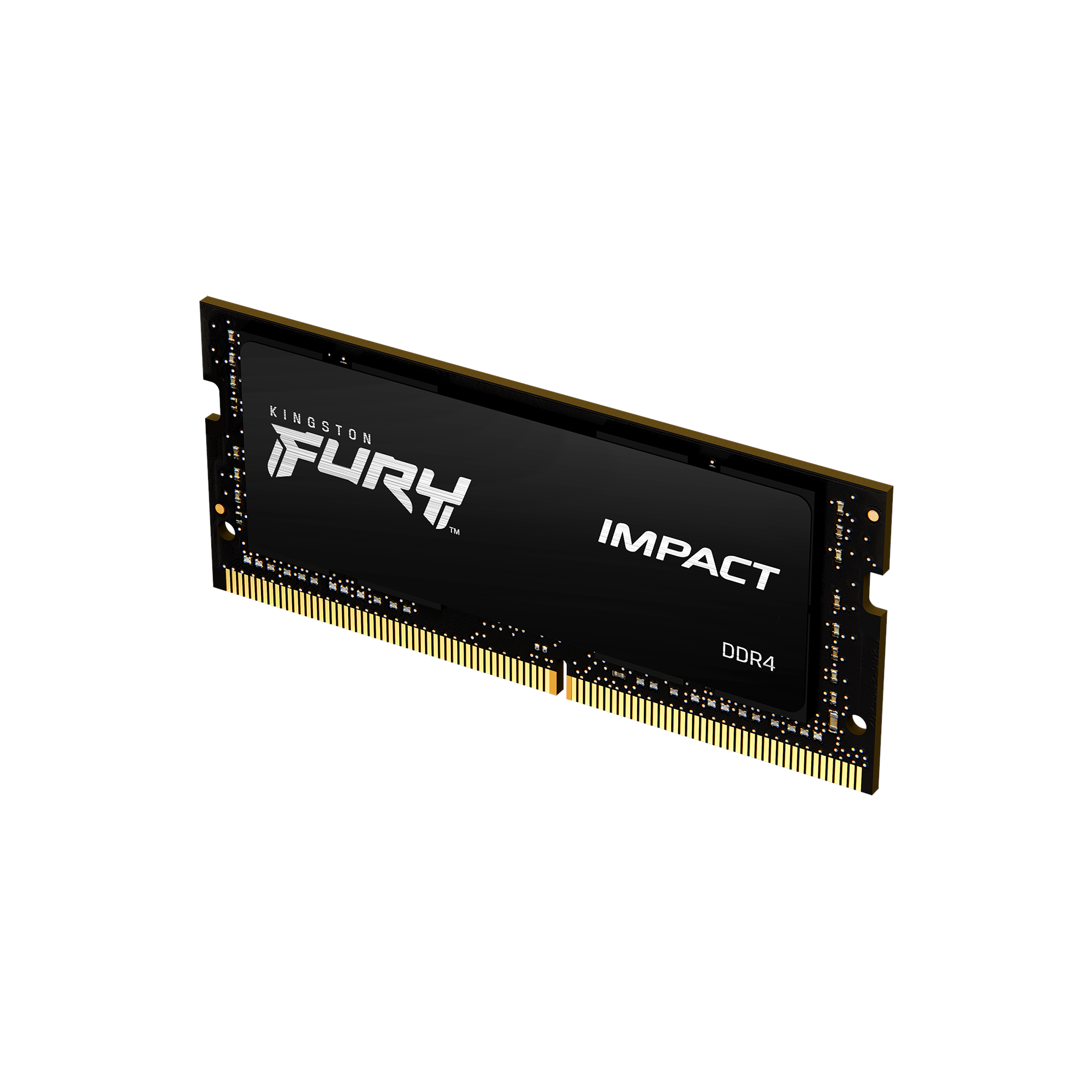 Kingston FURY Impact DDR4-3200 - 16GB - CL20 - Single Channel (1 pcs) - Intel XMP - Sort Ram KF432S20IB/16