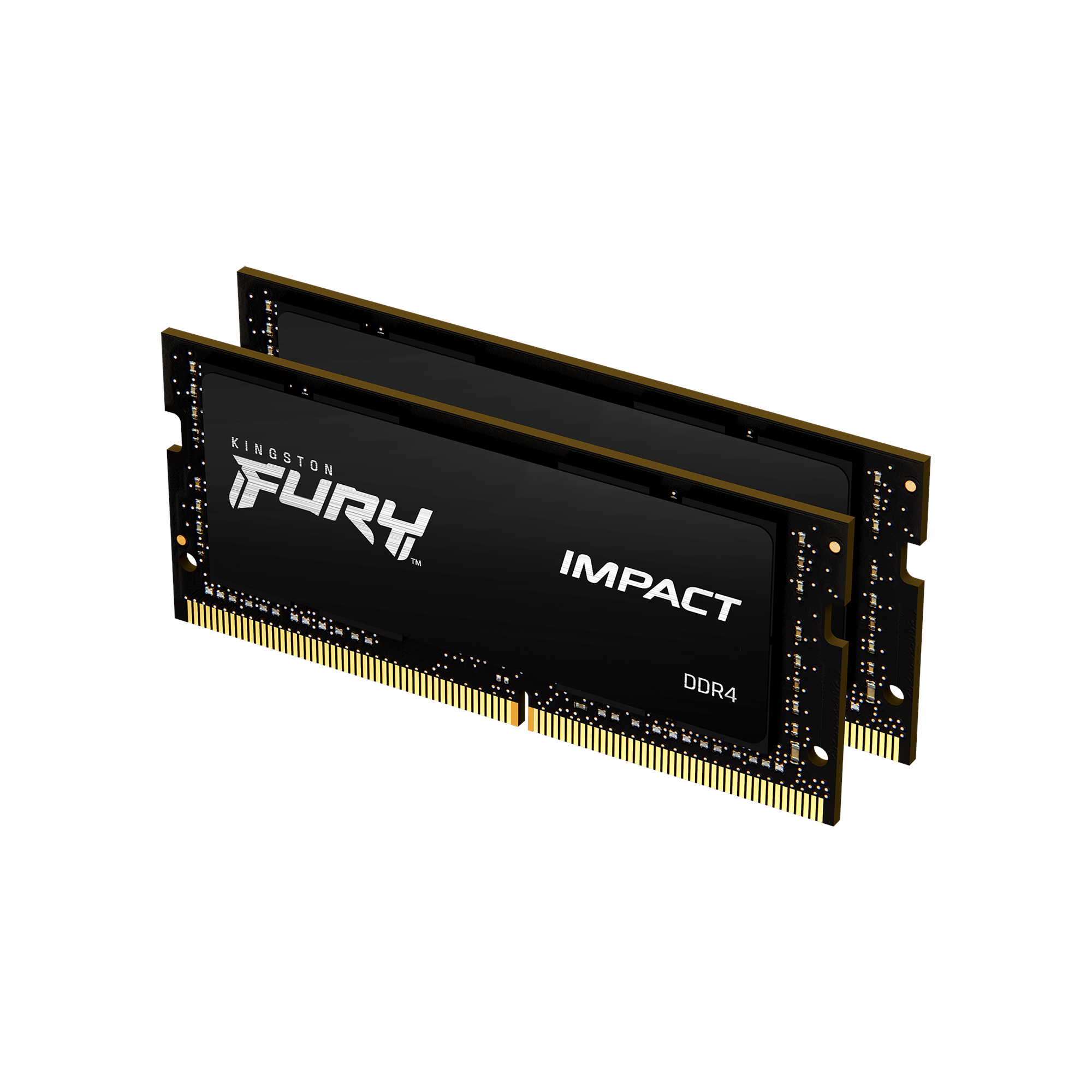 Kingston FURY Impact DDR4-3200 - 32GB - CL20 - Dual Channel (2 pcs) - Intel XMP - Sort
