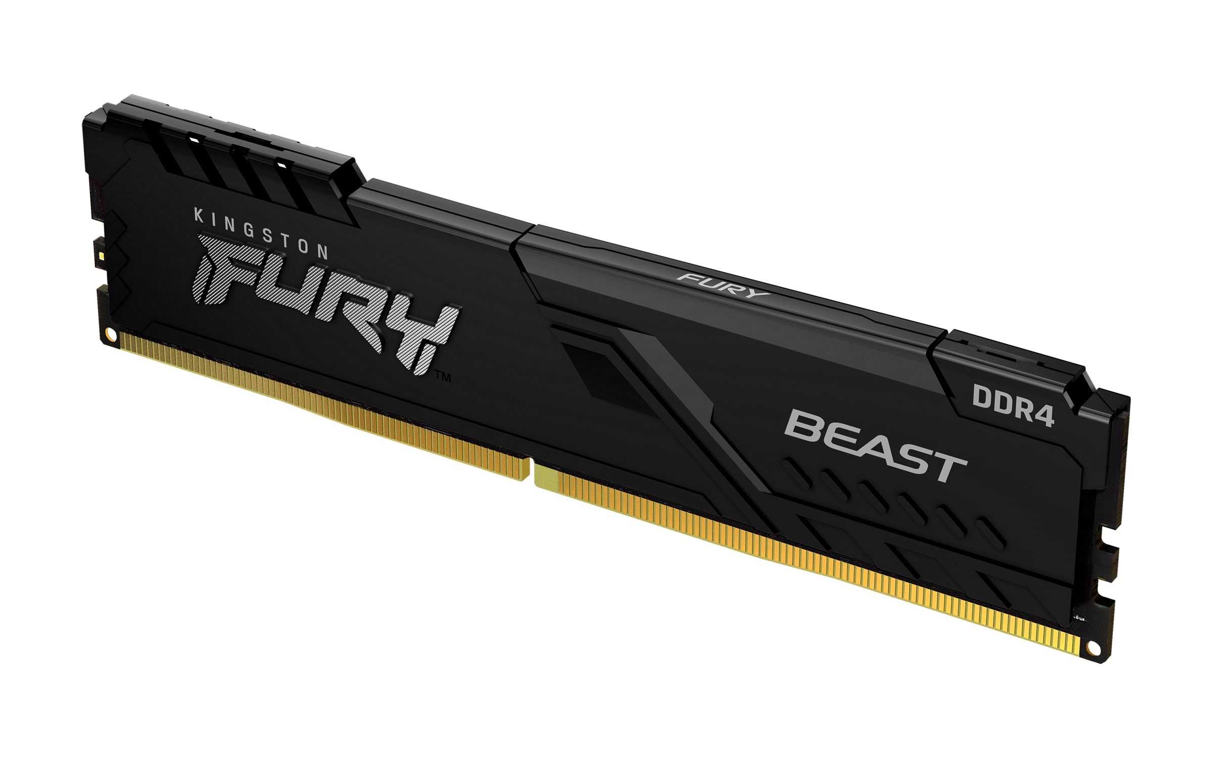 Kingston FURY Beast DDR4-3200 - 32GB - CL16 - Single Channel (1 pcs) - Intel XMP - Sort Ram KF432C16BB/32