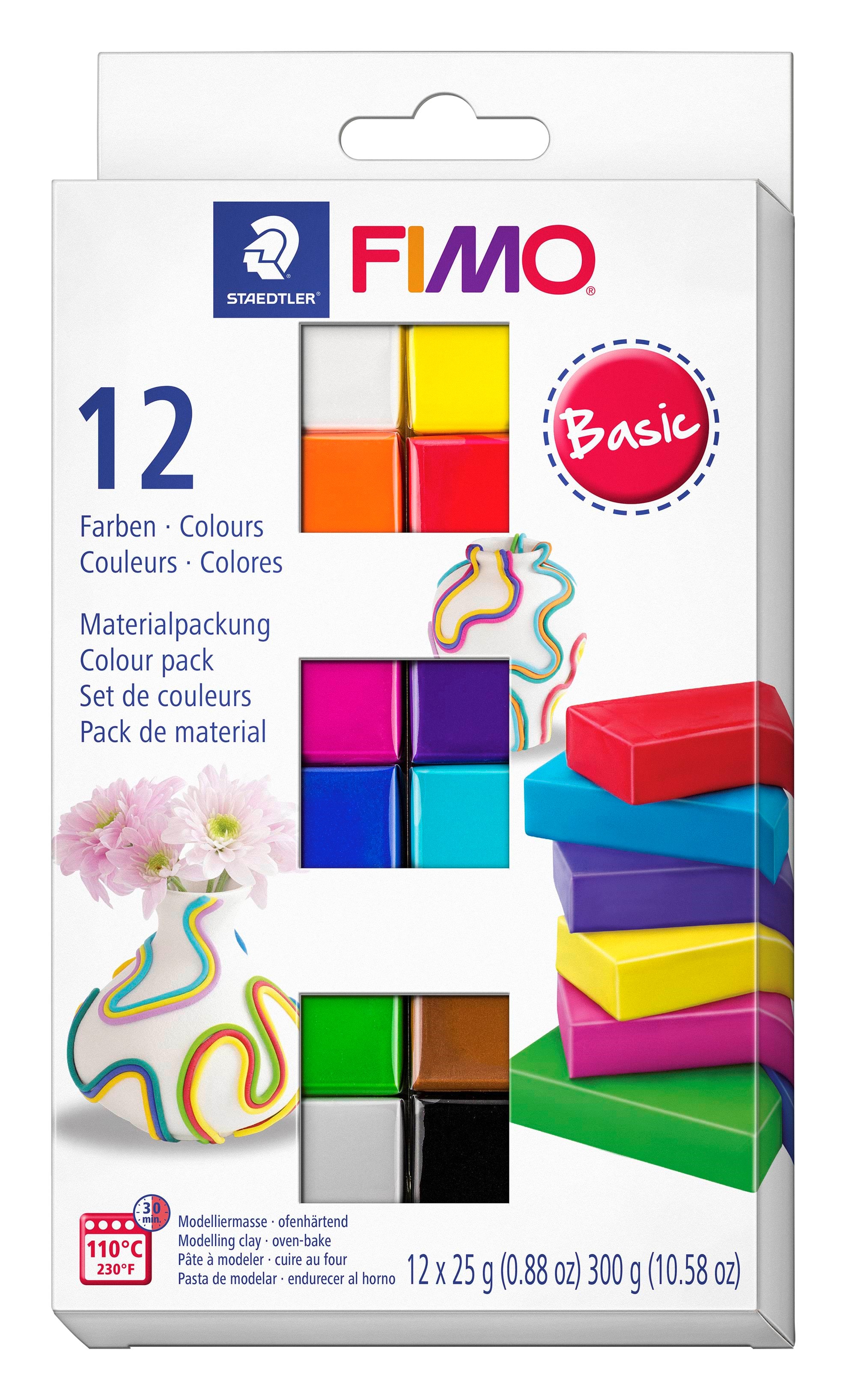 Stædtler FIMO soft sæt. 12 x 25 g blok, Basic Hobby Artikler 8023 C12-1
