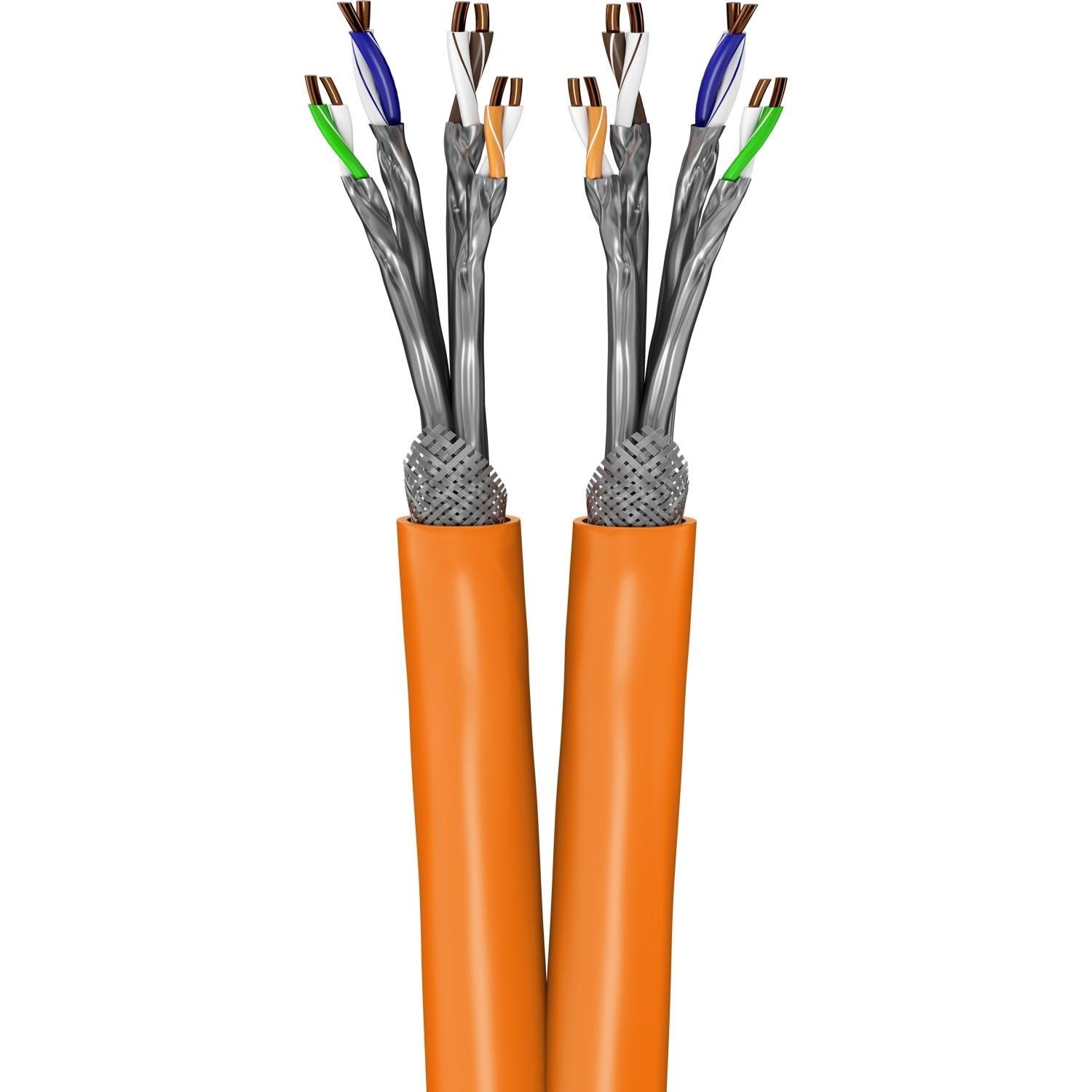 Pro LAN S/FTP CAT 7A - Orange - 250m Netværkskabel 4040849918896