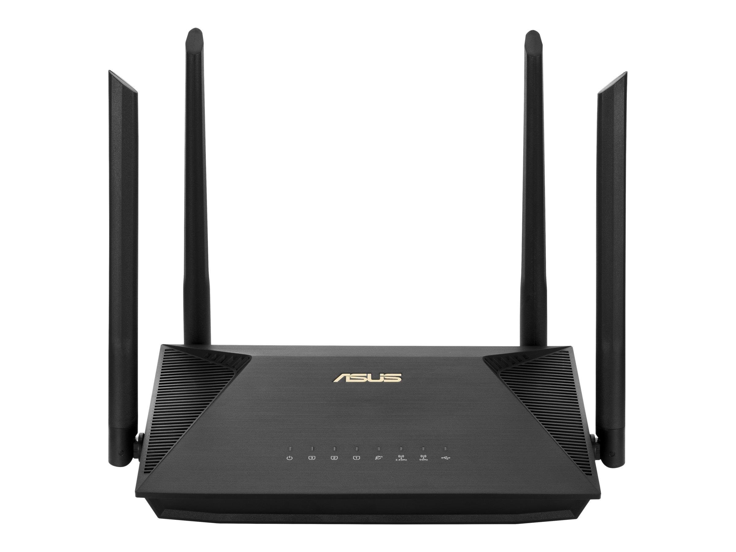 ASUS RT-AX53U -Wi-Fi 6 - 3-Port - Dual-Band - Wireless router Wi-Fi 6 Router 90IG06P0-MO3510