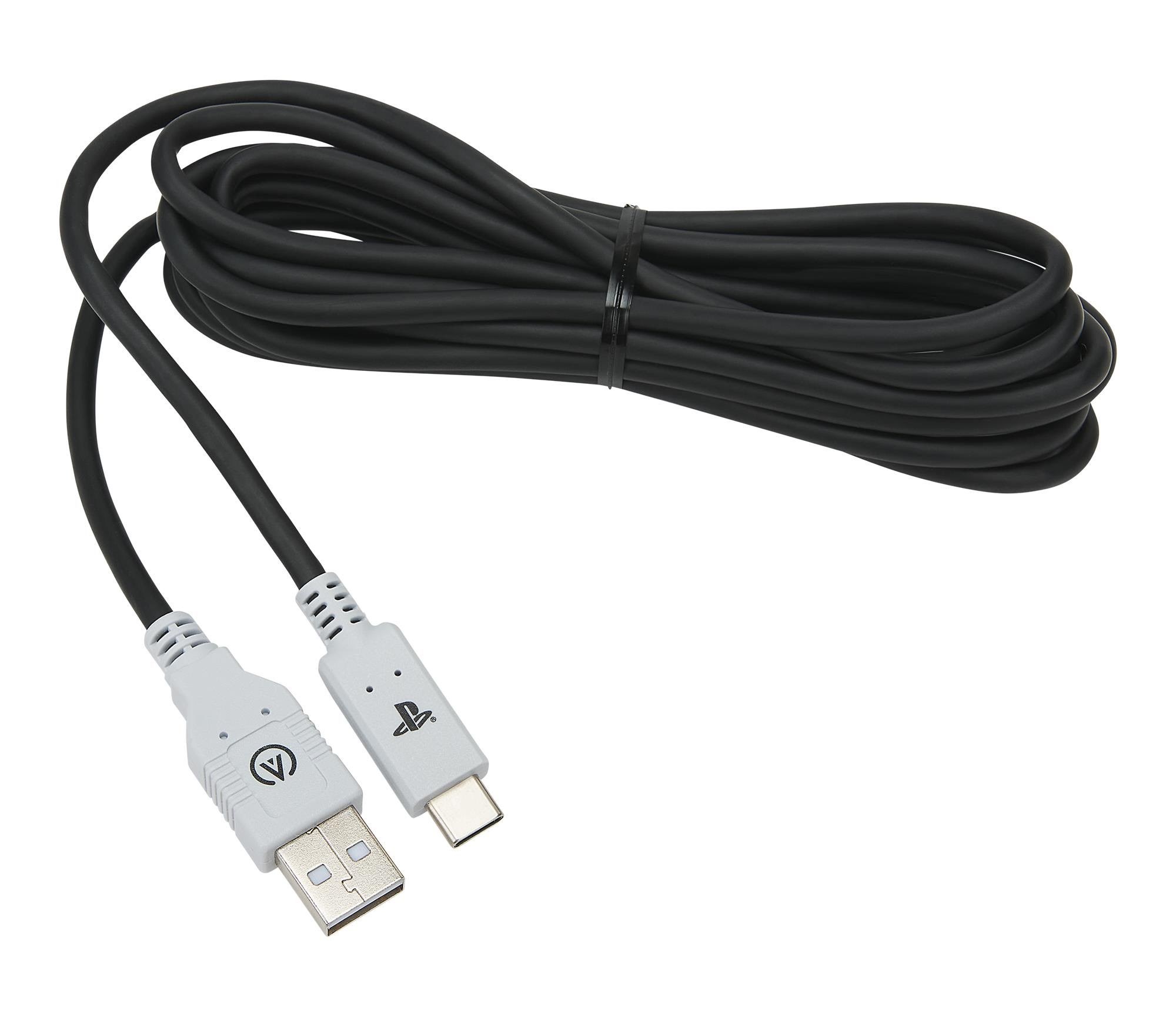 PowerA USB-C kabel til PlayStation 5 Usb Kabel Sort 1516957-01