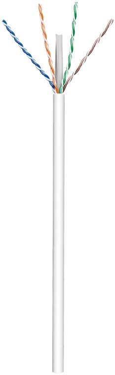 Pro CAT 6 network cable U/UTP white 100 m - CCA cop - Hvid - 100m Netværkskabel 4040849949654