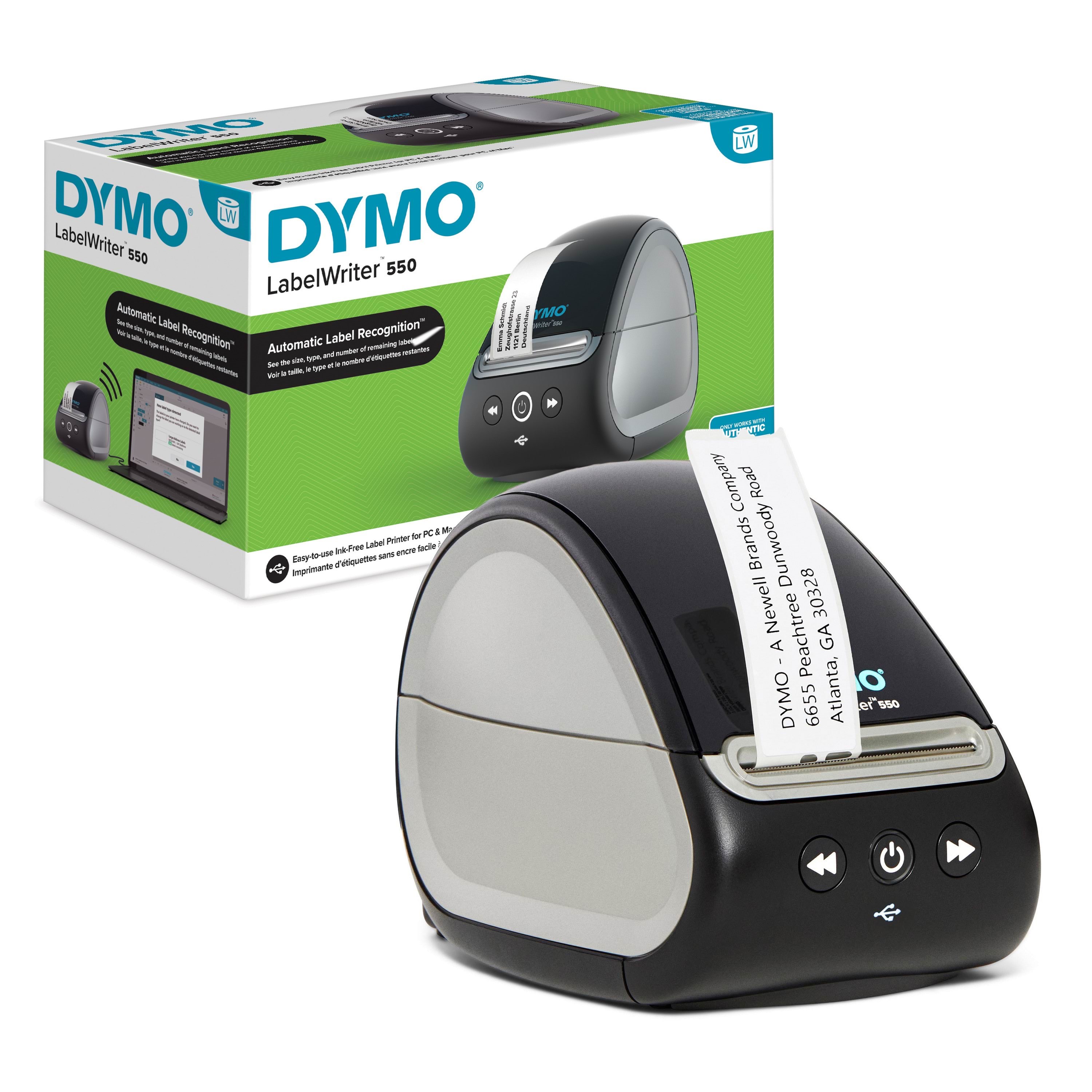 DYMO LabelWriter 550 PC/Mac etiketprinter Labelprinter 2112722