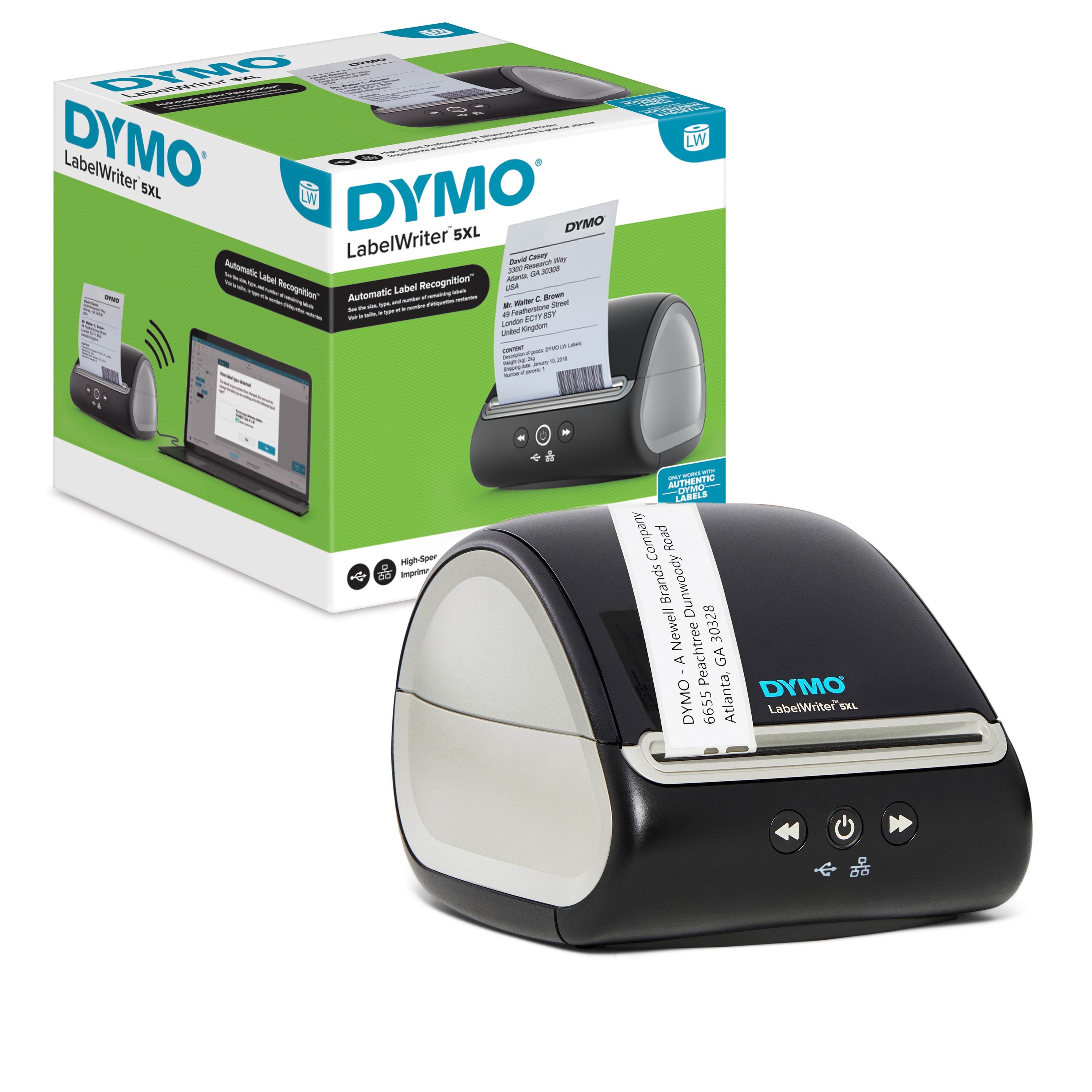 DYMO LabeWriter 5XL etiketprinter til PC/Mac Labelprinter 2112725