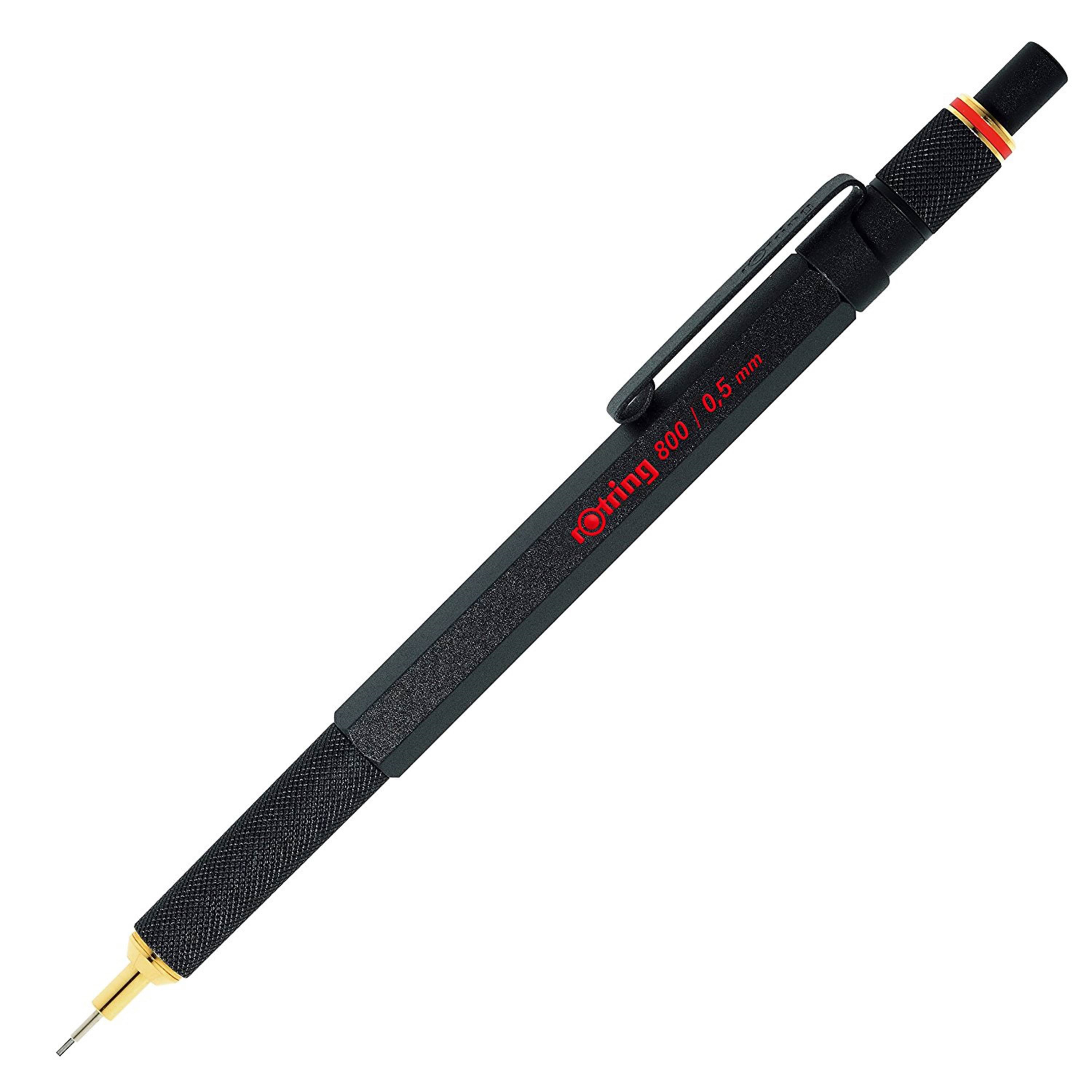 Rotring rOtring 800 mekanisk blyant | 0,5 mm | Sort metal tønde Tegneværktøj 1904447