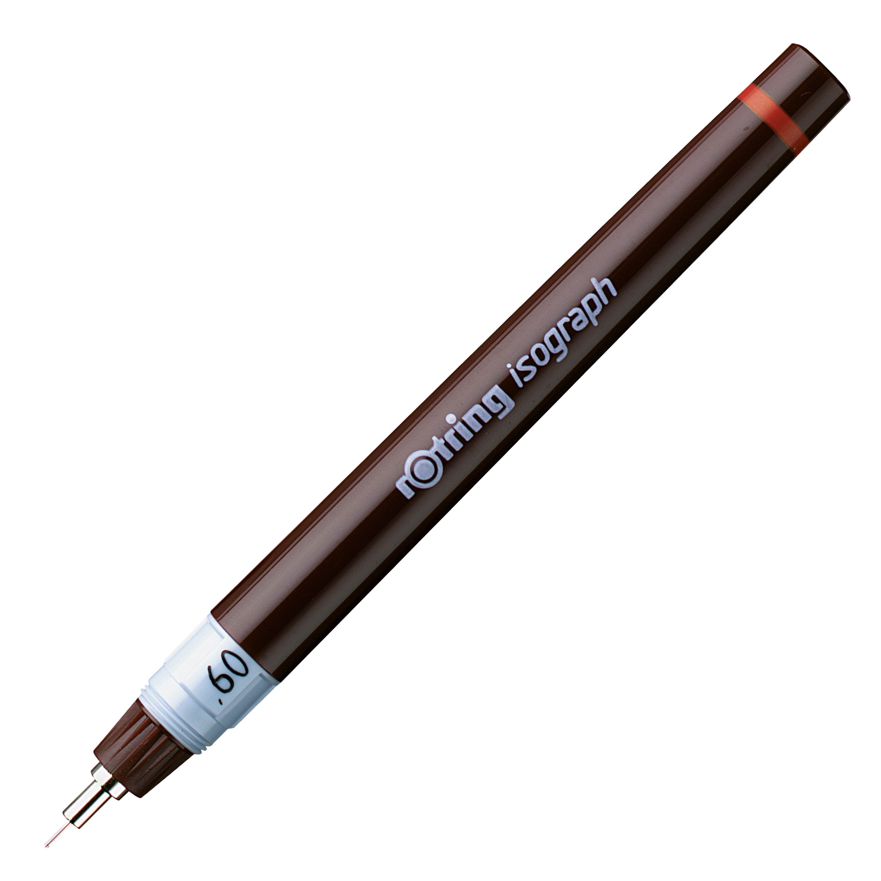 Rotring rOtring Isograph Teknisk Tegning Pen | 0,60 mm | Genopfyldelig fineliner pen Tegneværktøj 1903493