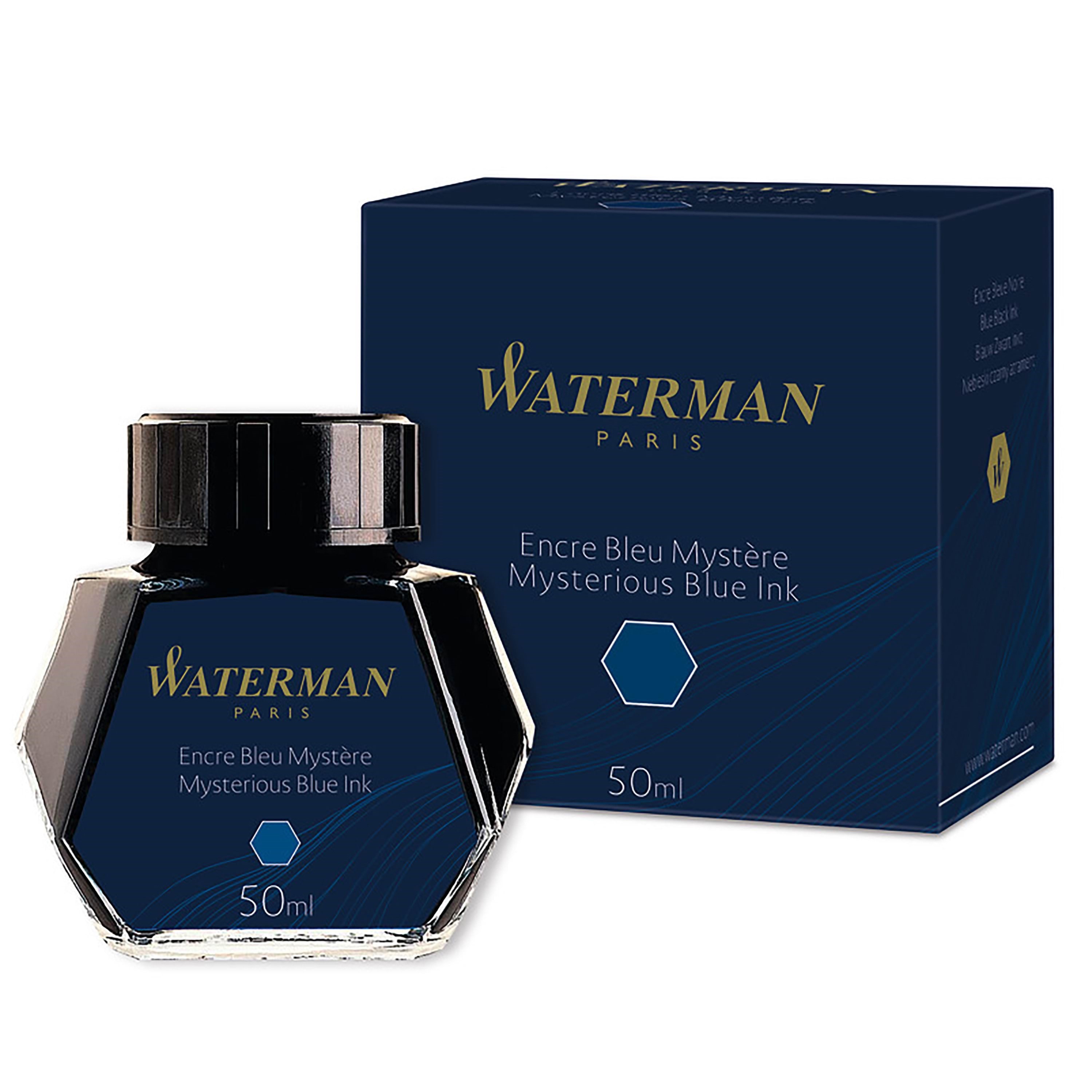 Waterman Fountain Pen blæk | Mystisk blå | 50ml flaske Tegneværktøj S0110790