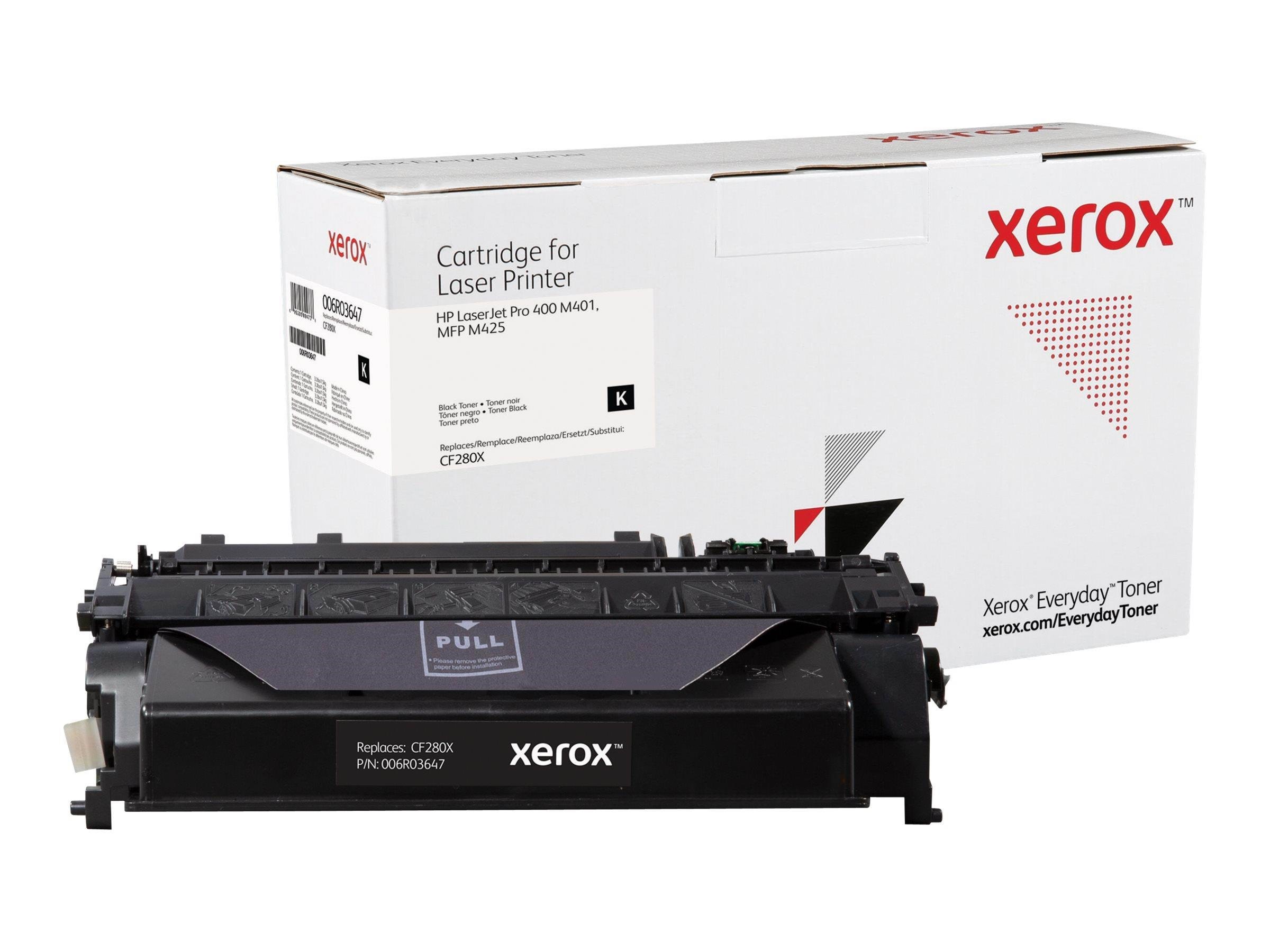 Xerox 006R03647 / Alternative to HP 80X / CF280X / Black Toner - High Yield