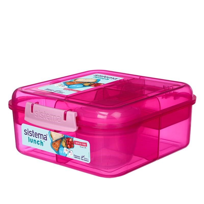 Sistema Bento Cube 1.25 L (Pink) Køkkentilbehør 41685