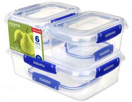 Sistema Essentials Klip It Plus 6 Pack Køkkentilbehør 881766