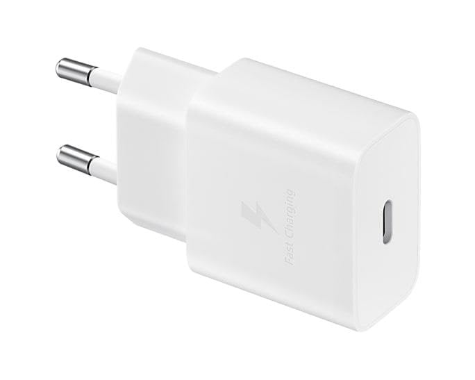 Samsung 15W USB-C Power Adapter (no cable) - White Mobil Oplader EP-T1510NWEGEU