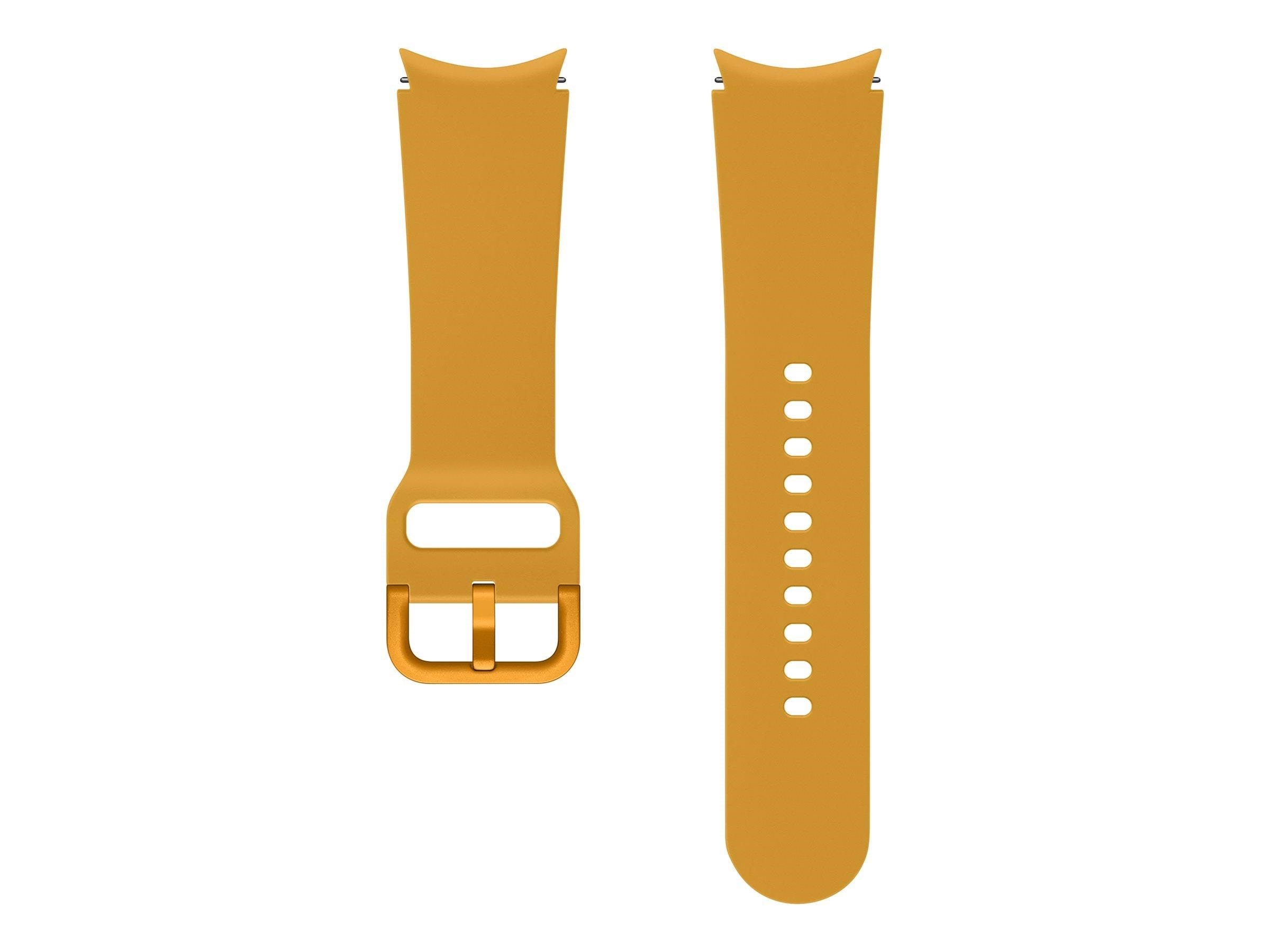 Samsung Watch Strap Sport Band 20mm S/M - Mustard Mobil Tilbehør ET-SFR86SYEGEU