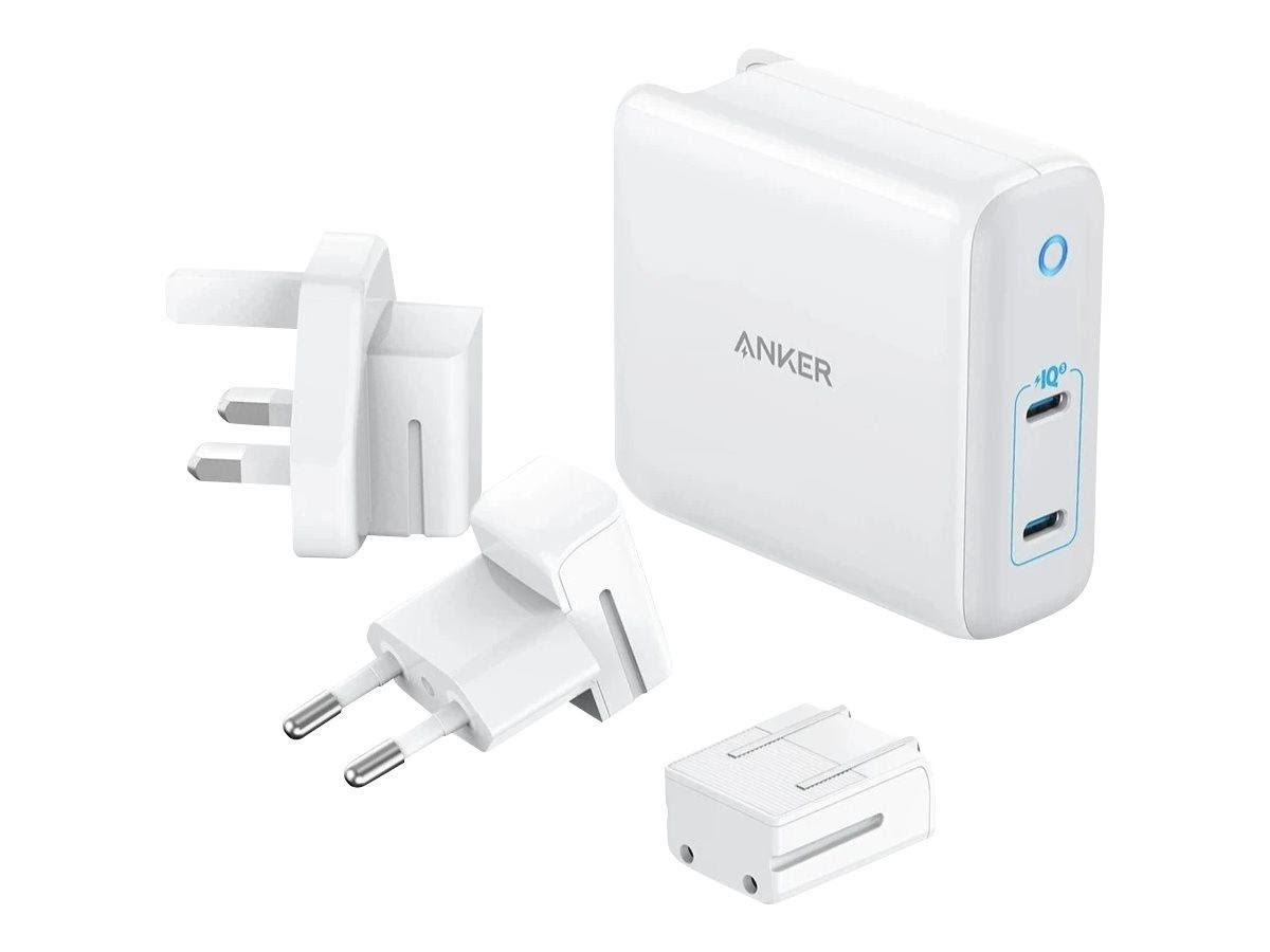 Anker PowerPort III Duo 2x USB-C 60W - White Mobil Oplader A2629H21